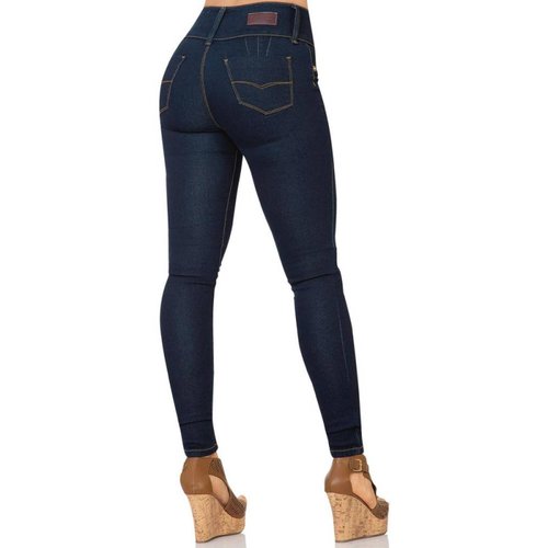 Jeans Oggi Jeans Mujer Satin Row Mezclilla Stretch Dolly 