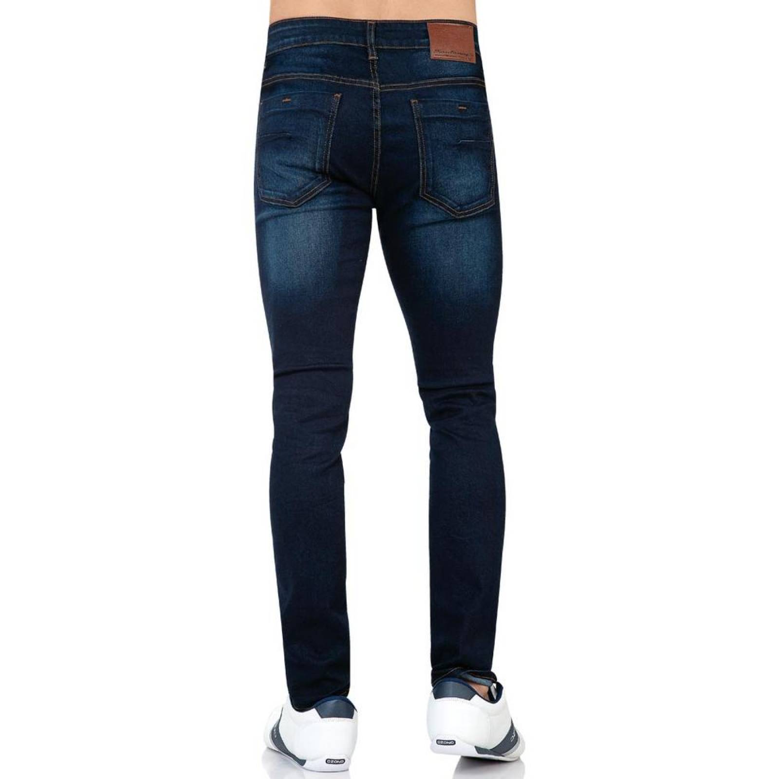 Jeans Moda Hombre Furor Indigo 62105316 Mezclilla Stretch 