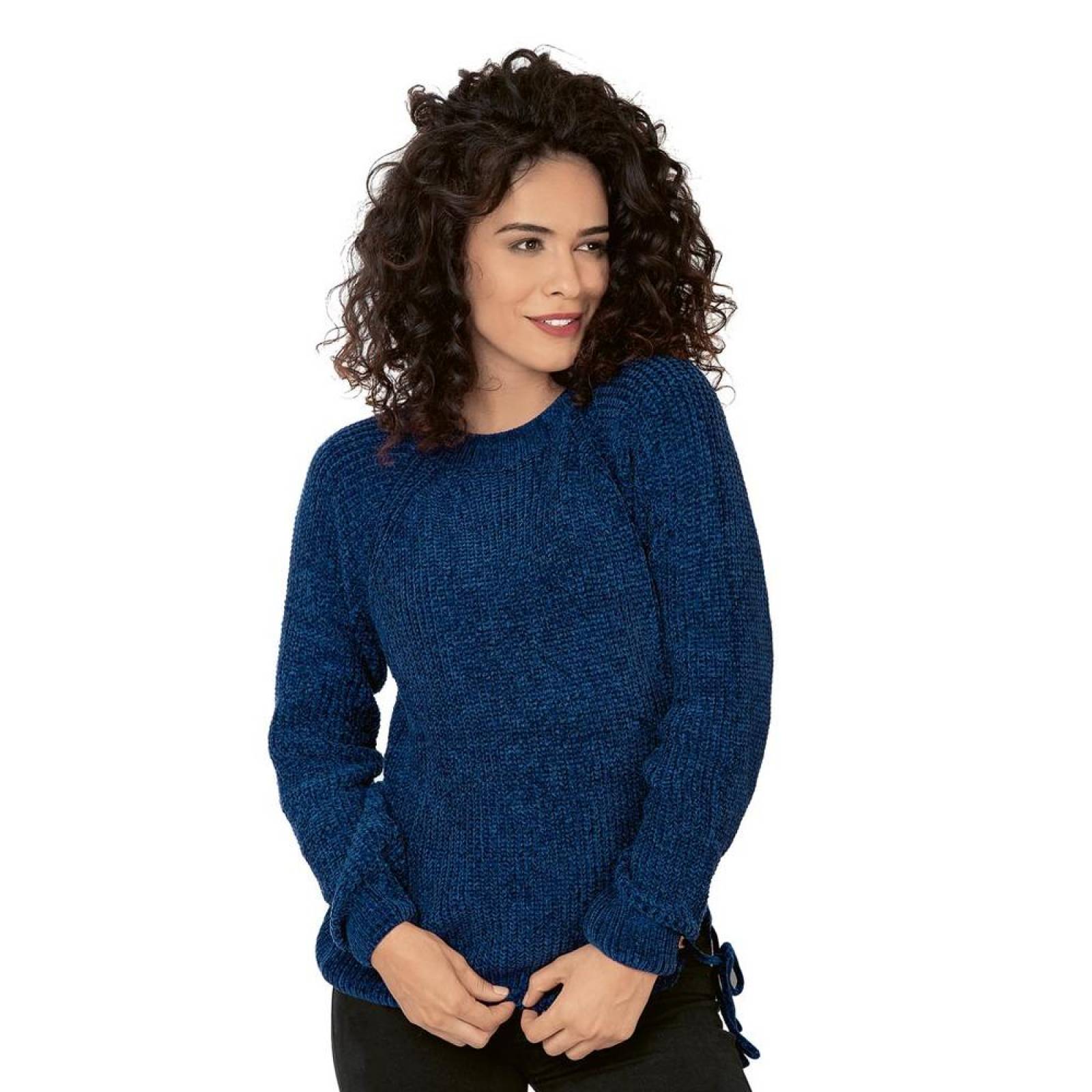 Sweater Por Salvaje Tentación Mujer Marino Spandex 