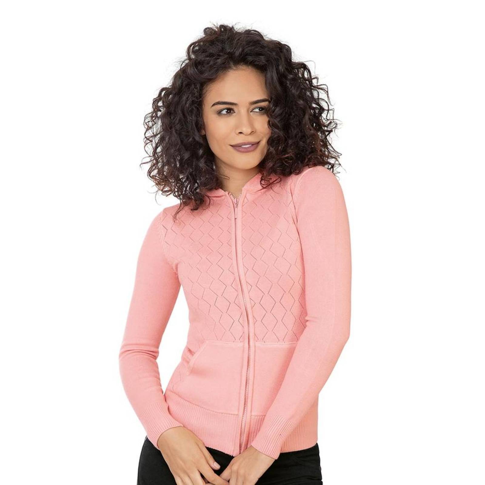 Sweater Por Salvaje Tentación Mujer Palo De Rosa Spandex 