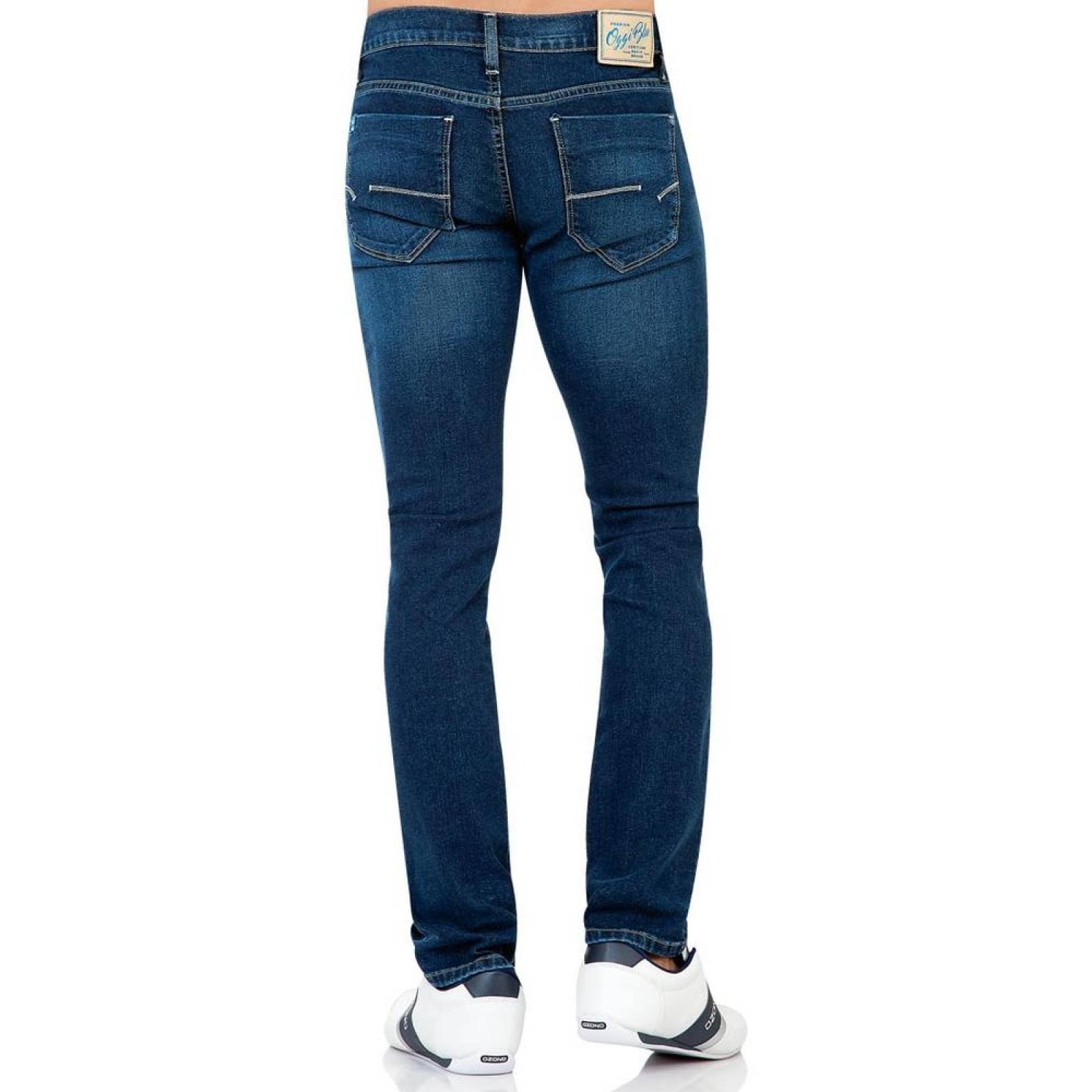 Jeans Oggi Jeans Hombre Azul Mezclilla-Stretch Risk 