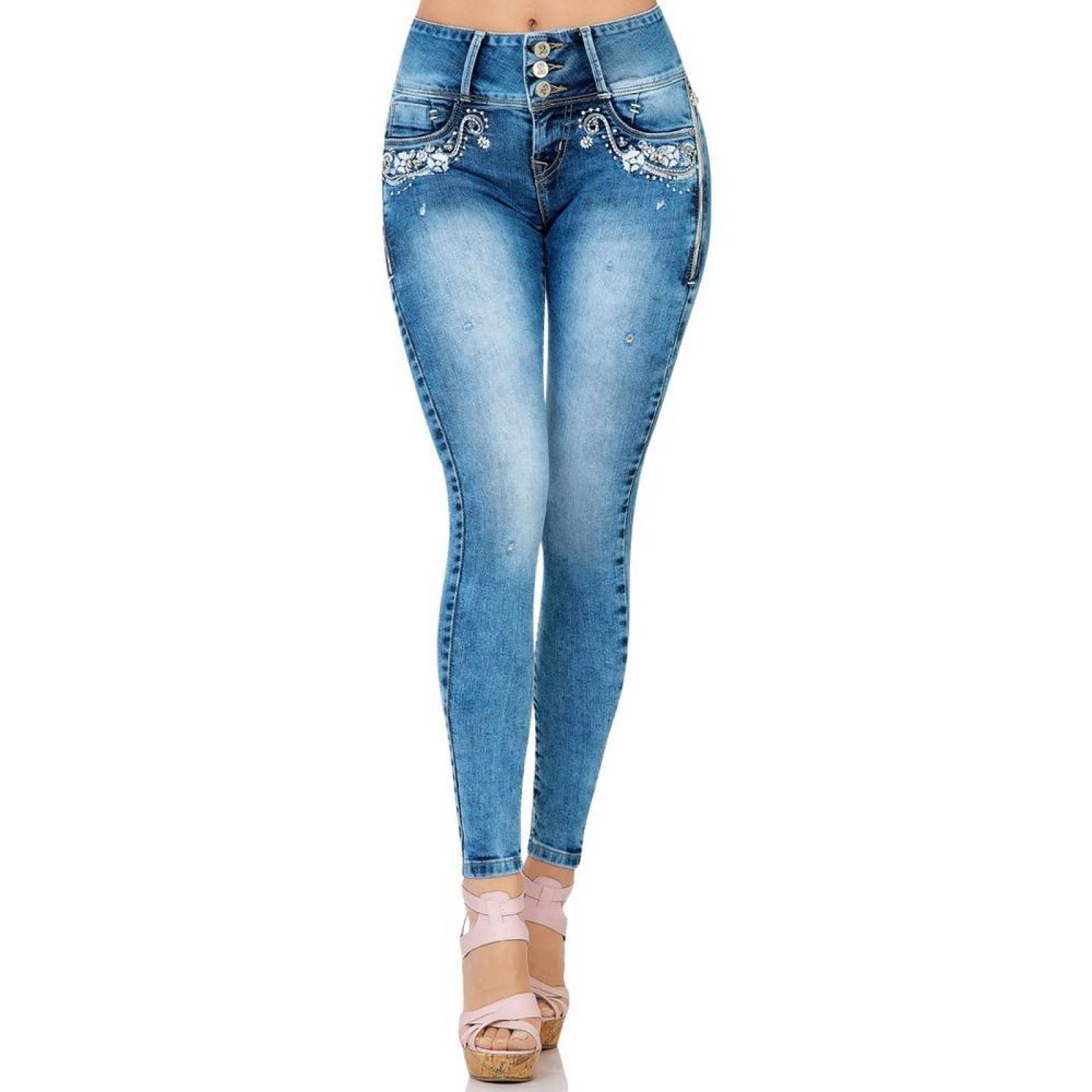 Jeans Seventy Two Mujer Azul Mezclilla-Stretch St19Dm199 