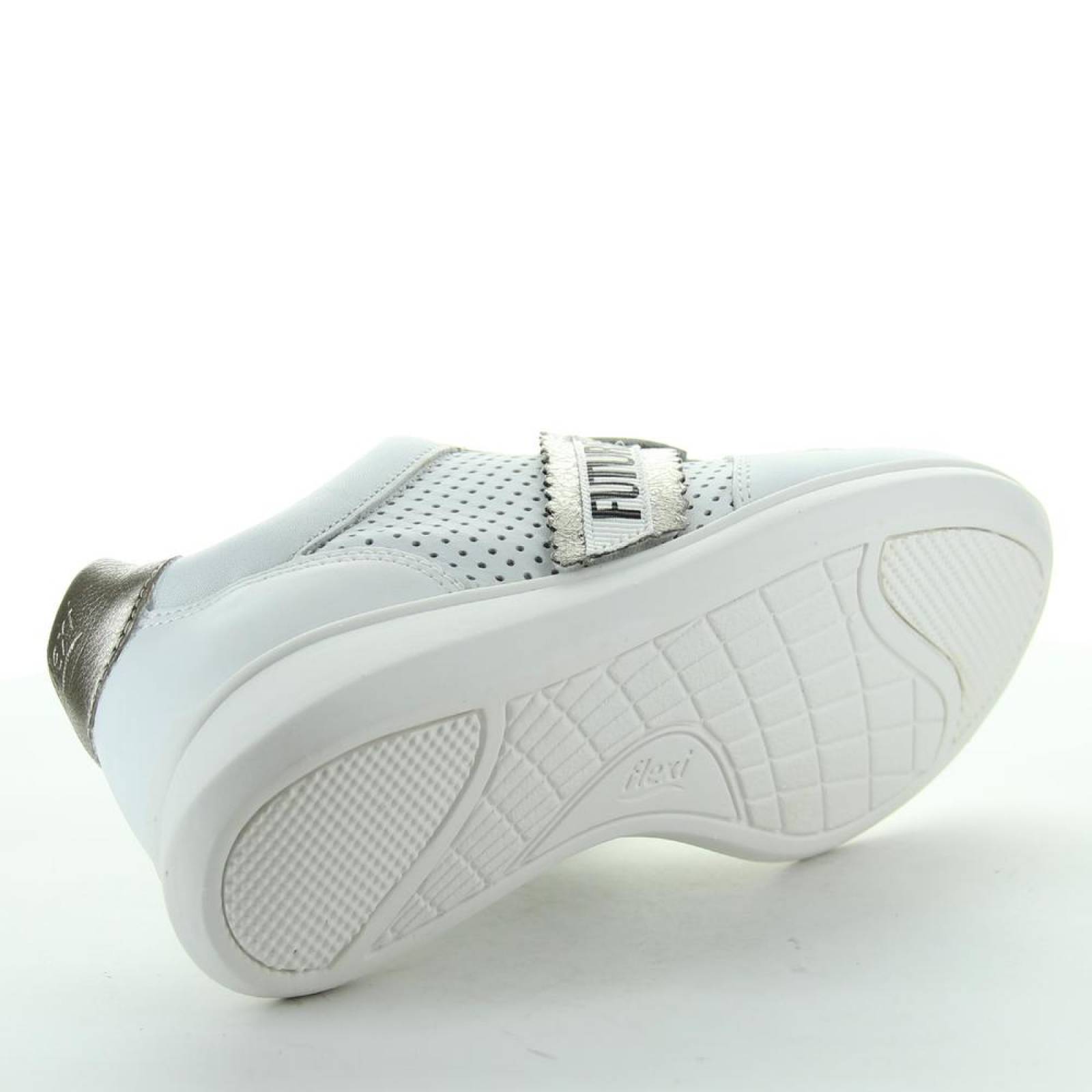 Tenis Moda Mujer Flexi Blanco 02503051 Piel 