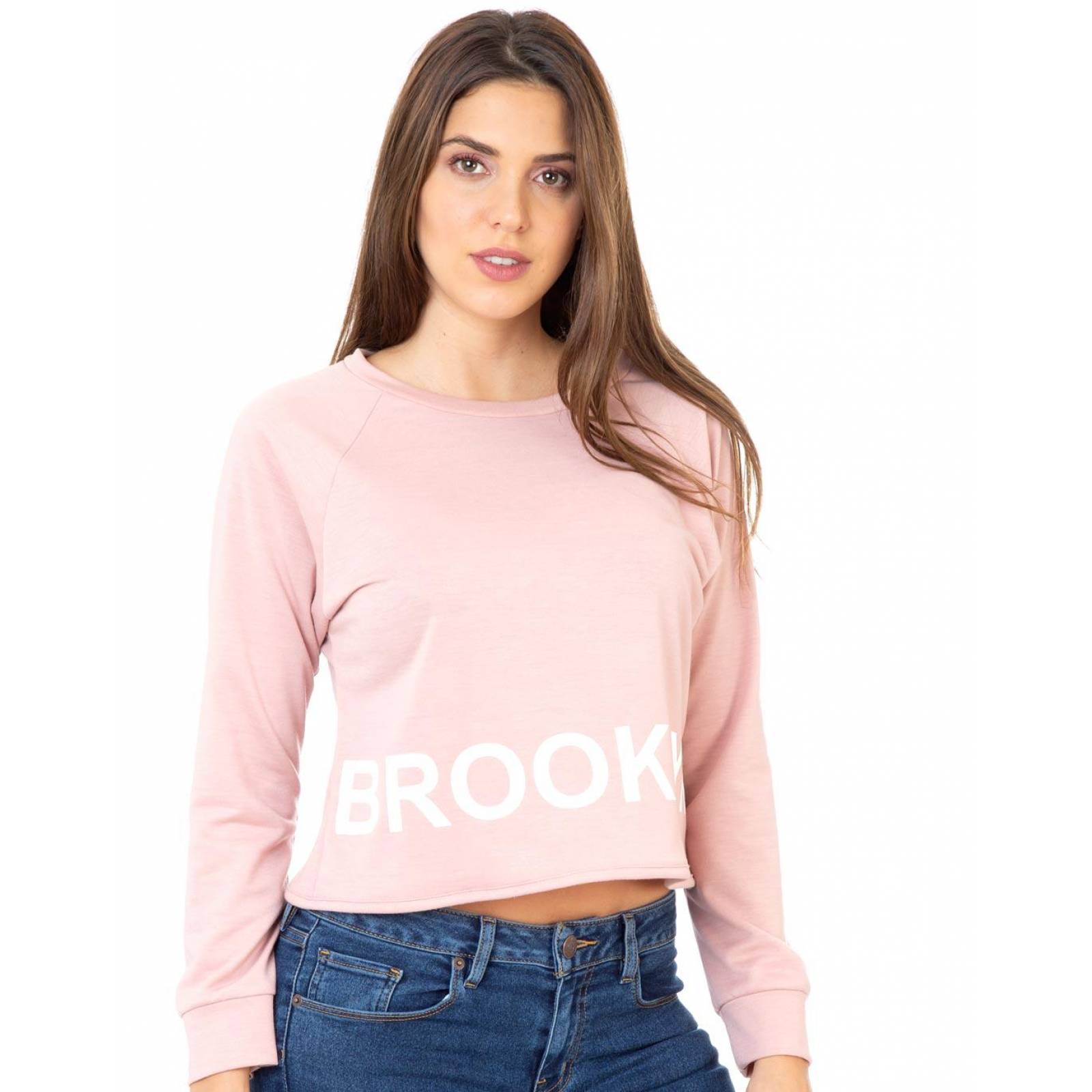 sudadera rosa palo mujer