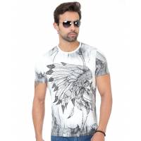 Playera Por Salvaje Tentación Hombre Hueso Spandex