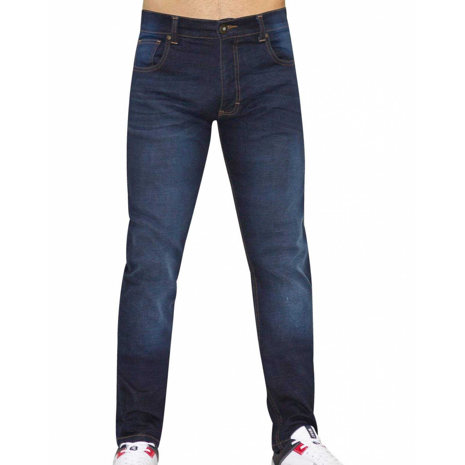 Jeans Básico Hombre Salvaje Tentación Carbon 63103404 Mezclilla Stretch 