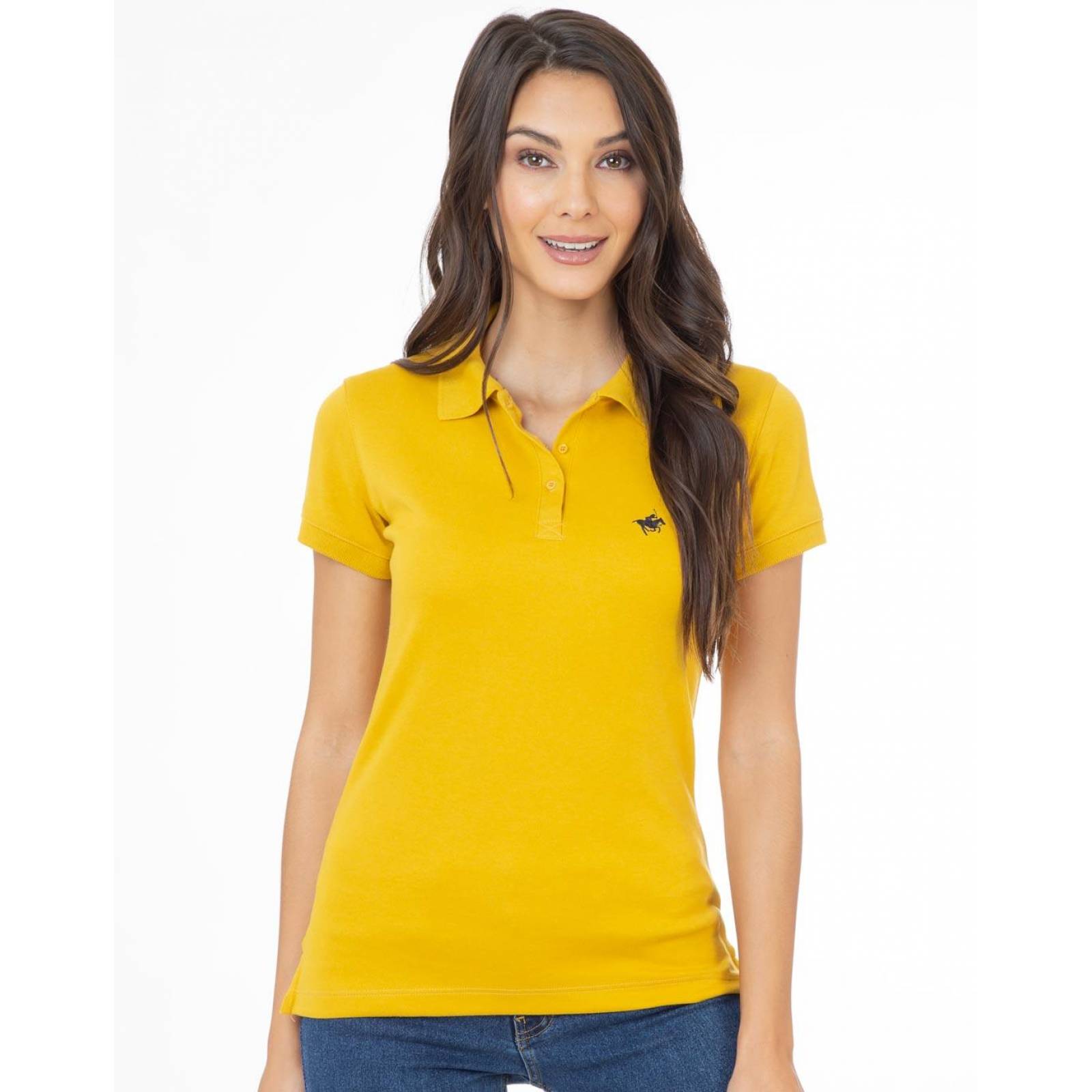 playera polo color mostaza