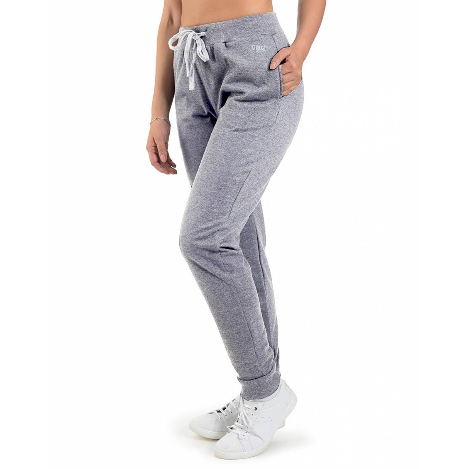 Pants Mujer Everlast Gris 50303417 Algodón Poliéster 