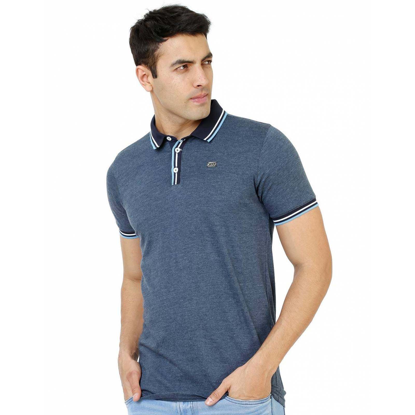 Playera Por Salvaje Tentacion Hombre Azul Mezclilla Finley 