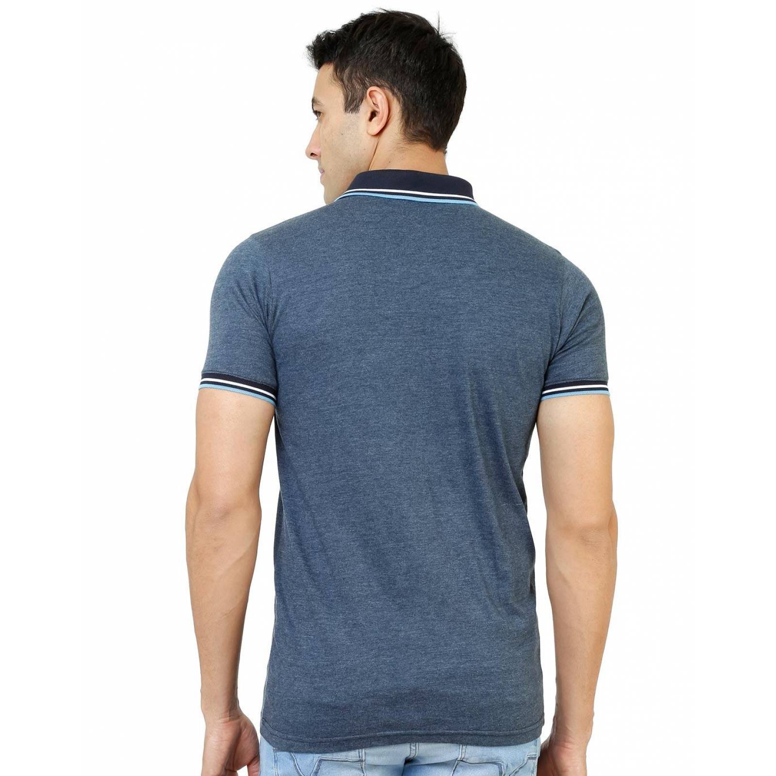 Playera Por Salvaje Tentacion Hombre Azul Mezclilla Finley 