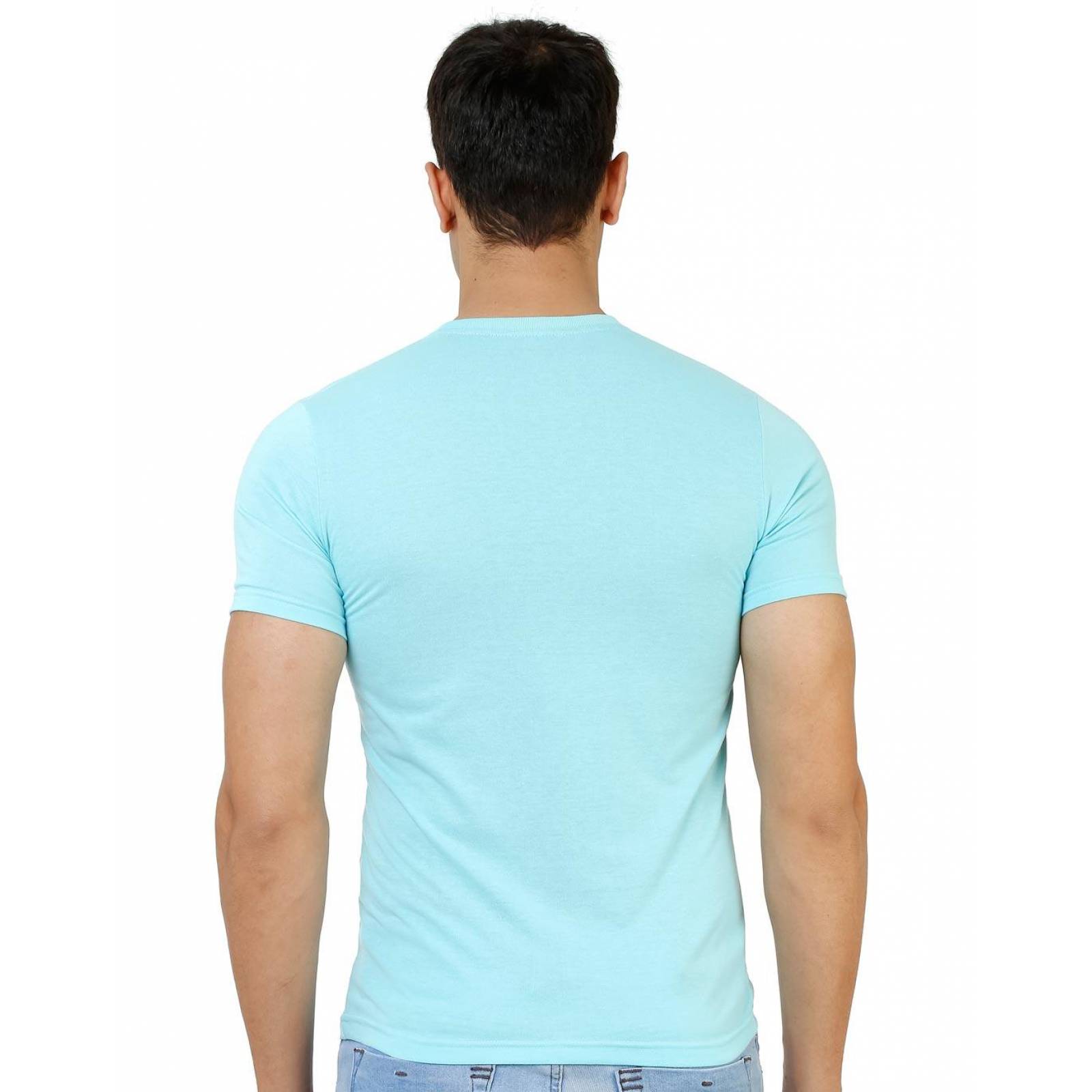 Playera Hombre Salvaje Tentación Aqua 61700958 Algodón Poliéster 