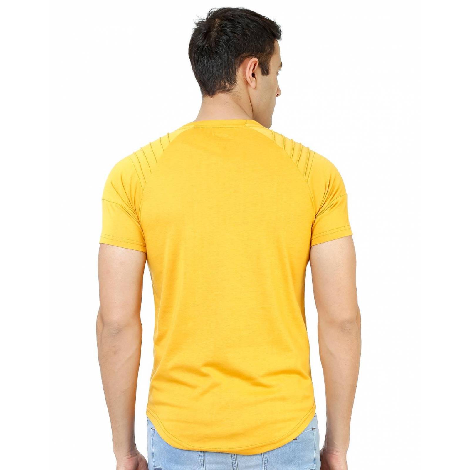 playera mostaza hombre