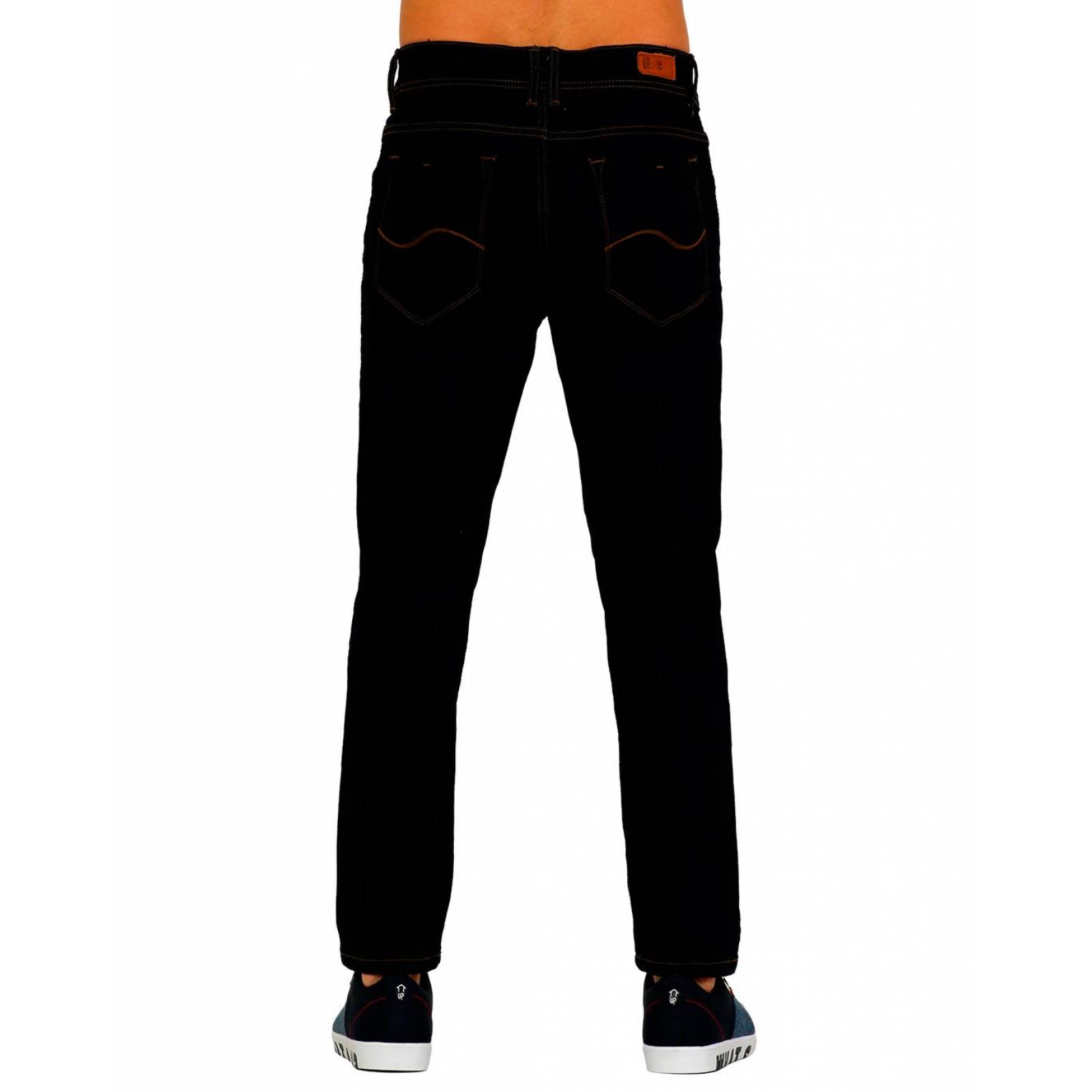 Jeans Básico Hombre Salvaje Tentación Indigo 71803129 Mezclilla Stretch 