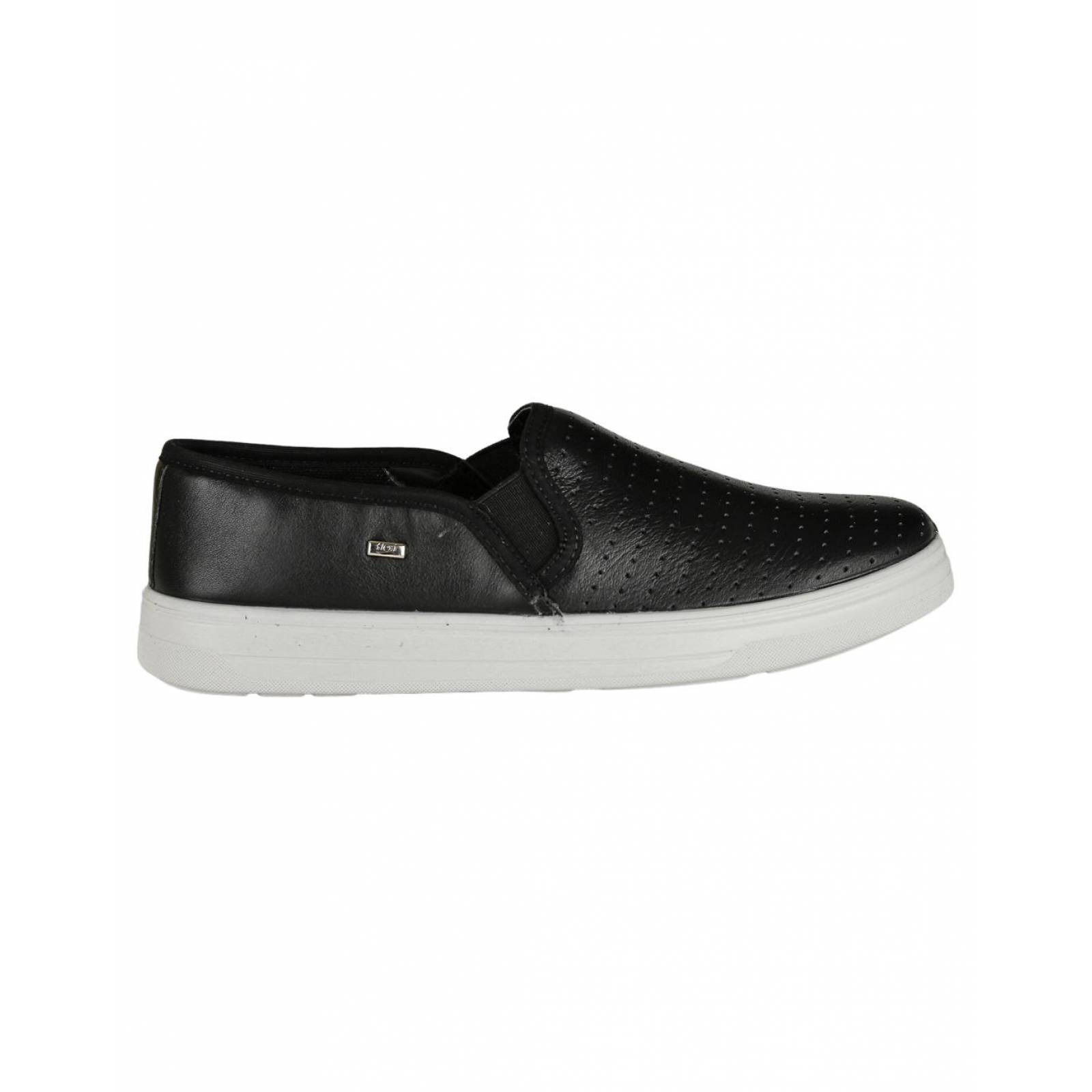 Tenis Moda Mujer Flexi Negro 02503224 Piel 