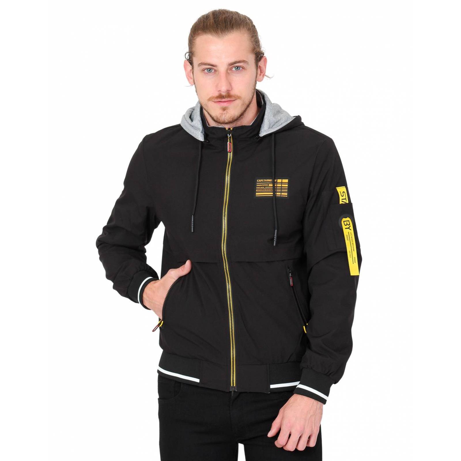 Chamarra Hombre Roosevelt Negro 50103616 Poliéster