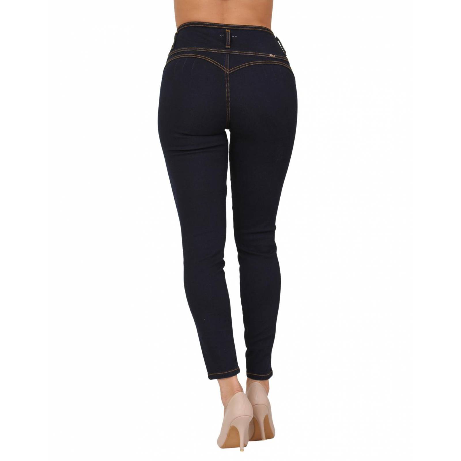 Pantalon Furor Original Para Mujer Mezclilla Azul Indigo