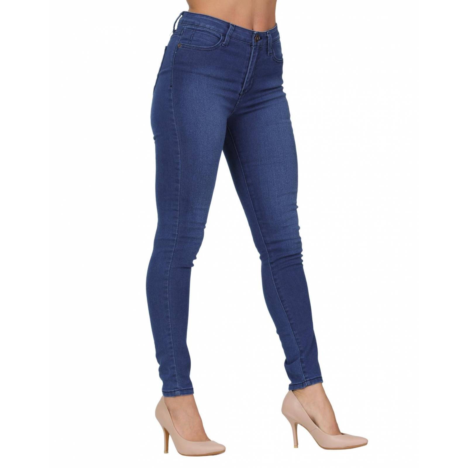 Jeans Básico Mujer Stfashion Stone 51003616 Mezclilla Stretch 