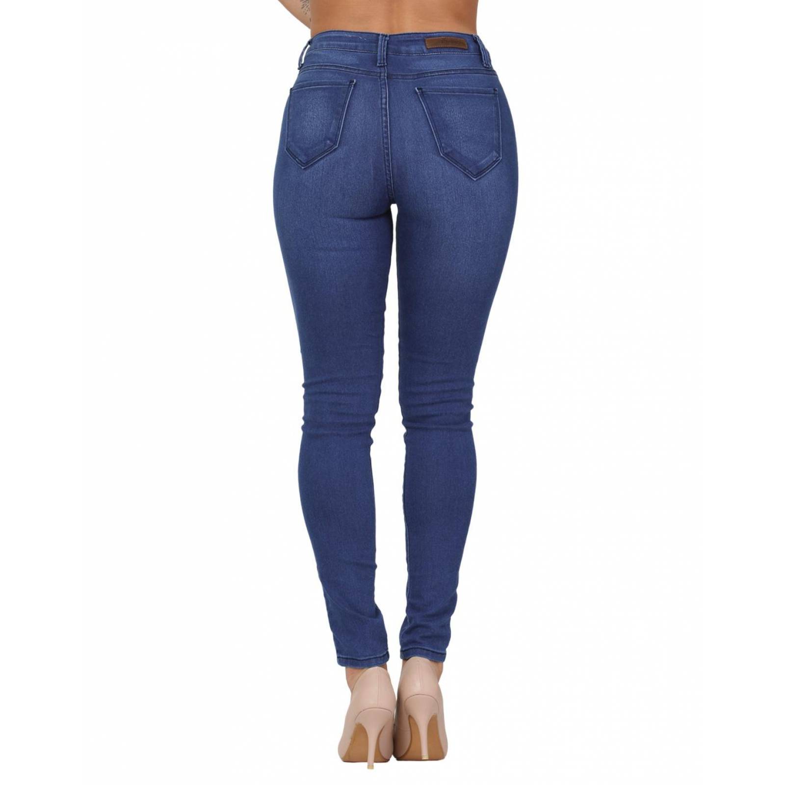 Jeans Básico Mujer Stfashion Stone 51003616 Mezclilla Stretch 