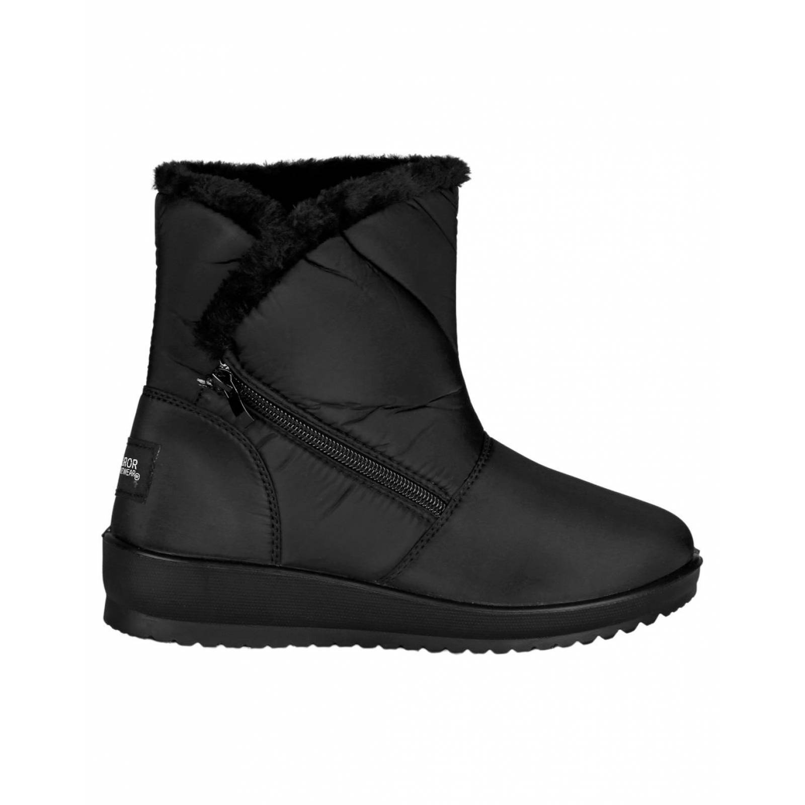 Bota Moda Mujer Furor Negro 19403103 Textil 