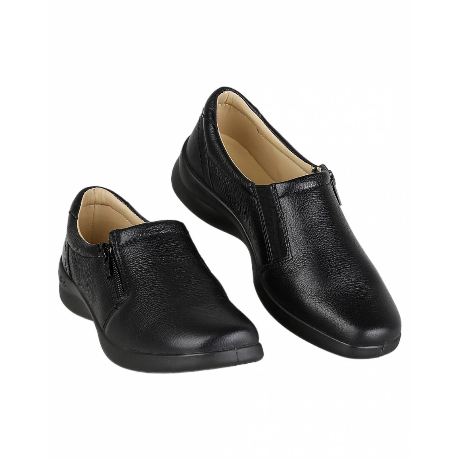 Zapato Confort Mujer Flexi Negro 02501200 Piel 
