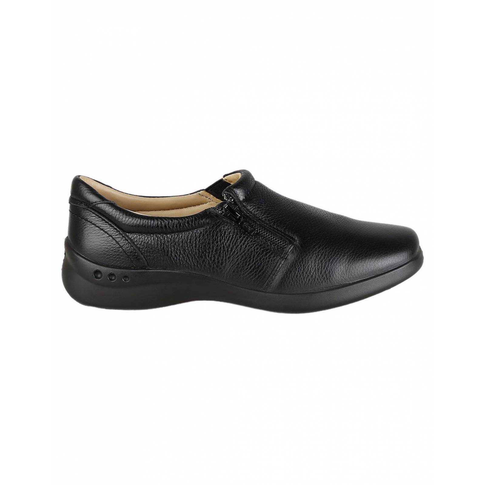 Zapato Confort Mujer Flexi Negro 02501200 Piel 