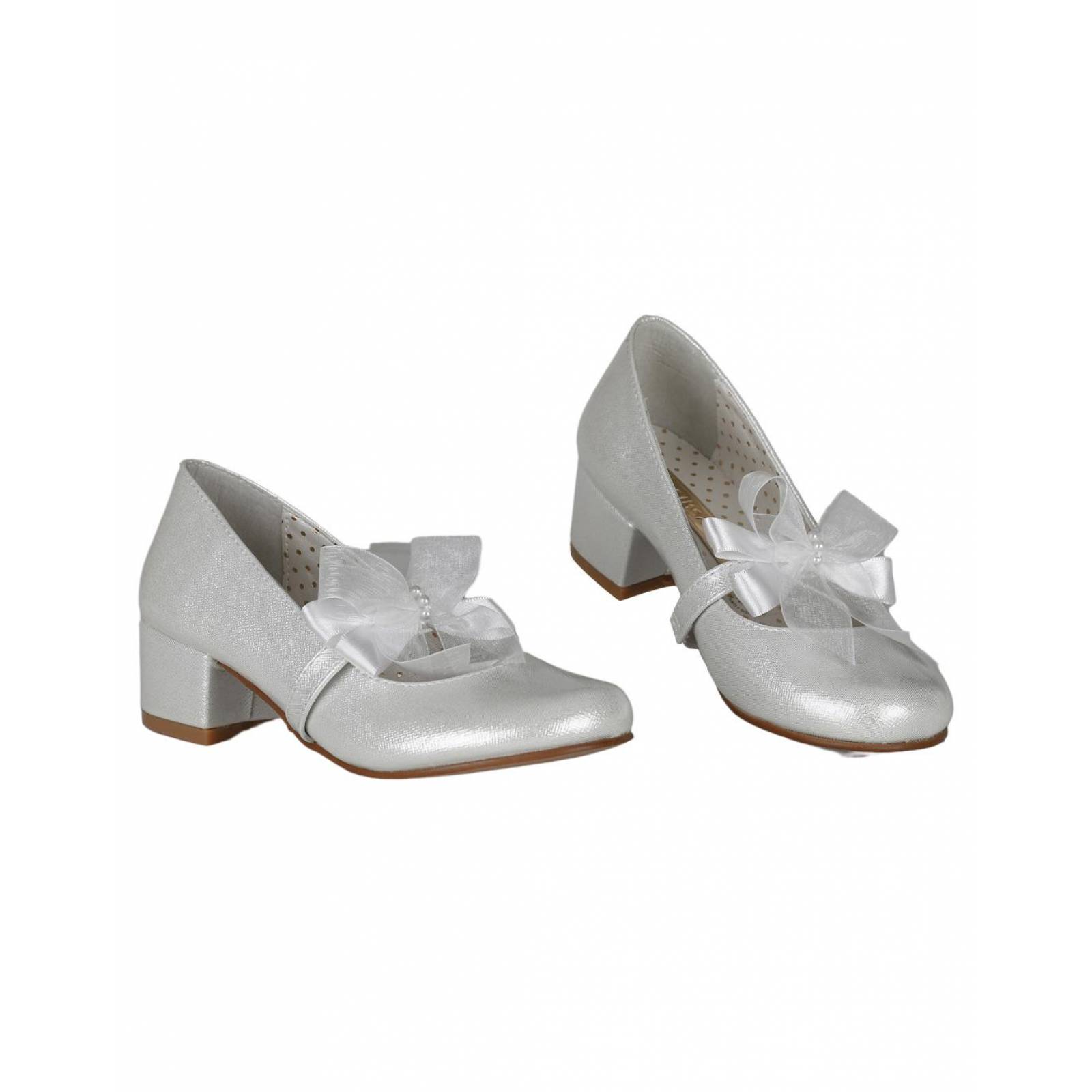 Salvaje Tentación Zapatillas Color Plata Zapato Vestir Niña - Main Image