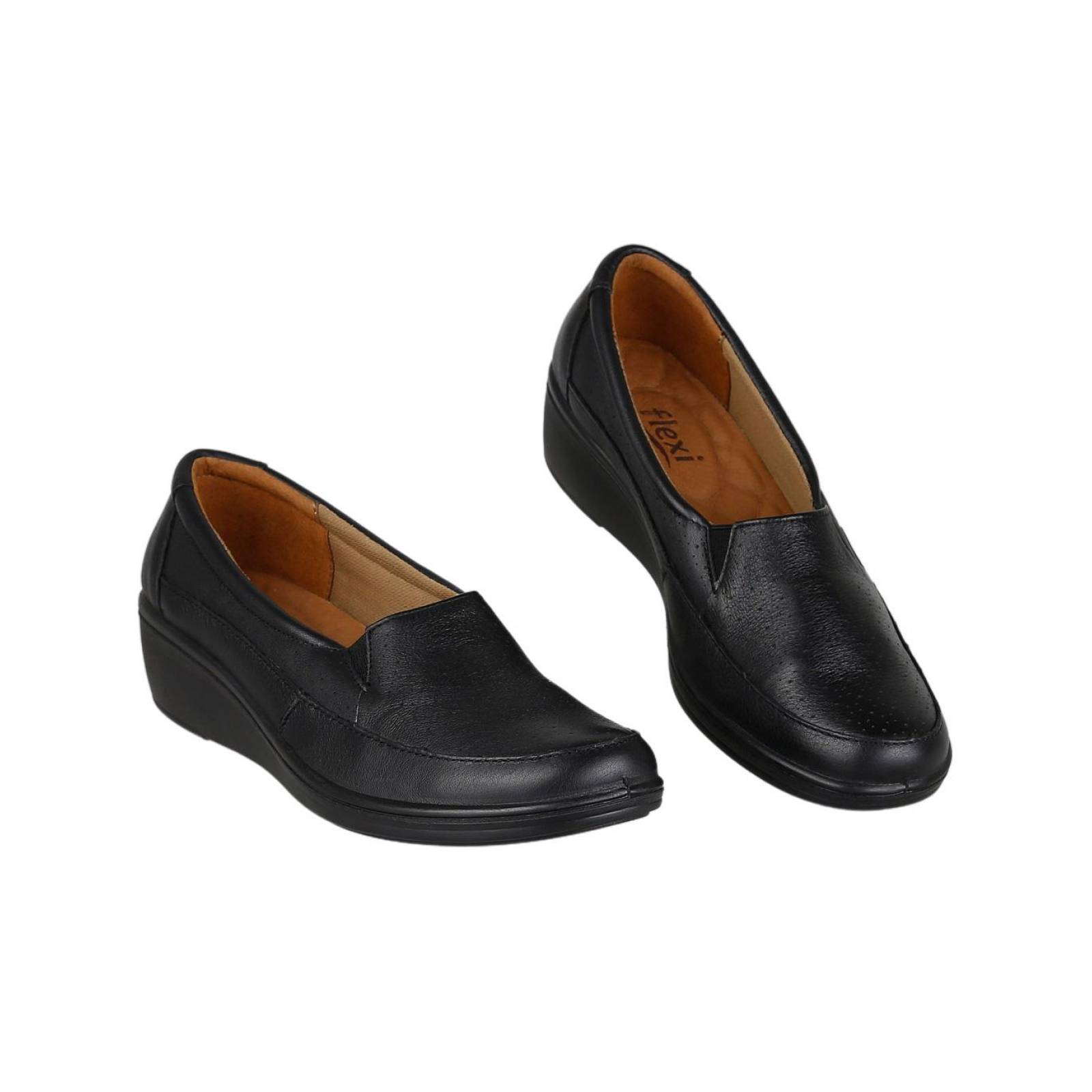 Zapato Confort Mujer Flexi Negro 02502916 Piel 