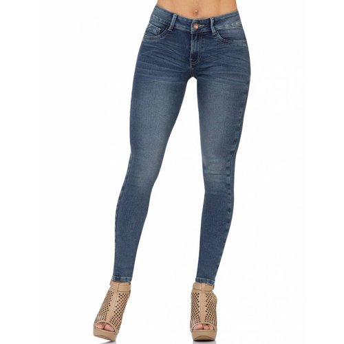 Jeans Moda Mujer Oggi Xo1912142 59103200 Mezclilla Stretch 
