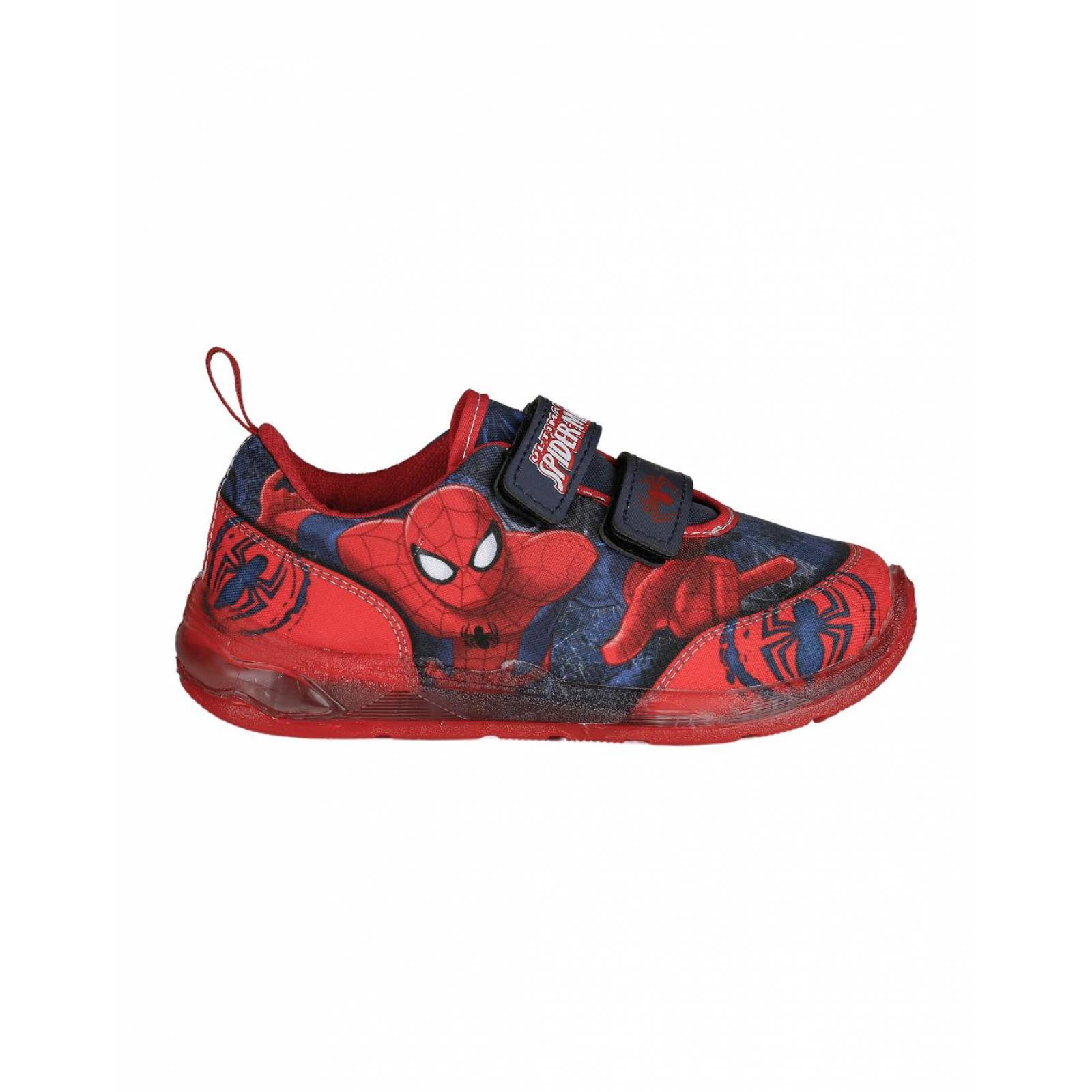 Tenis Moda Niño Spider Man Marino 16202602 Textil 