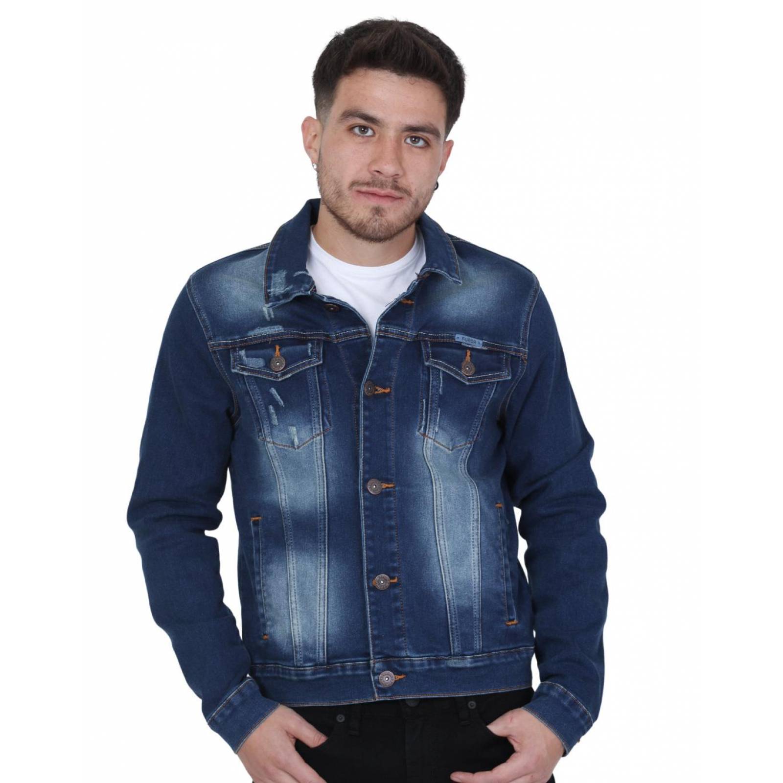 Chamarra Hombre Furor Stone 62105129 Mezclilla Stretch