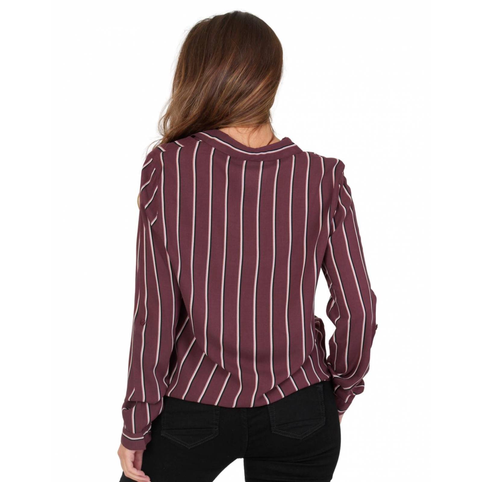 Blusa Mujer Salvaje Tentación Vino 75503302 Rayón 