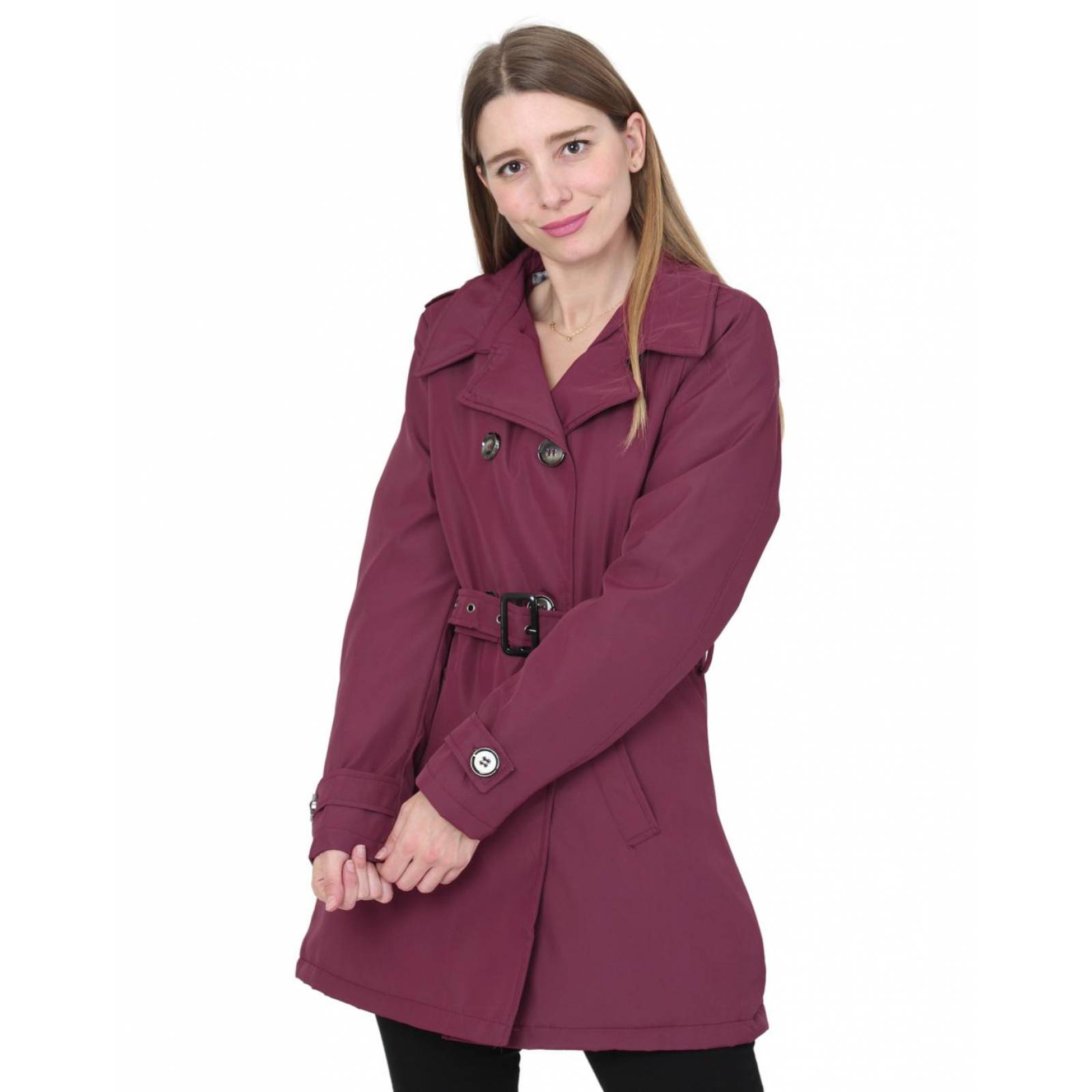 Abrigo Mujer Roosevelt Vino 50103660 Poliéster 