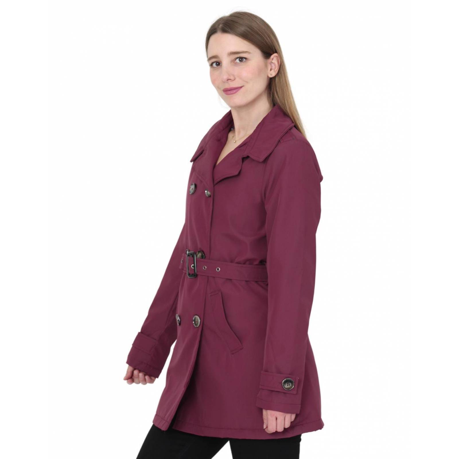 Abrigo Mujer Roosevelt Vino 50103660 Poliéster 