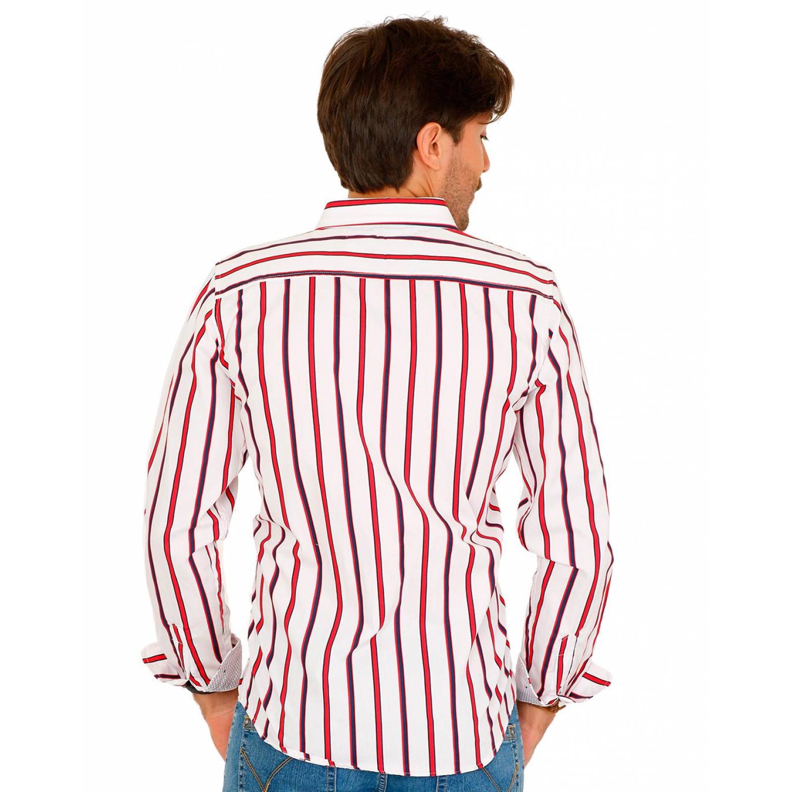 Camisa Casual Hombre Furor Blanco 62105161 Algodón