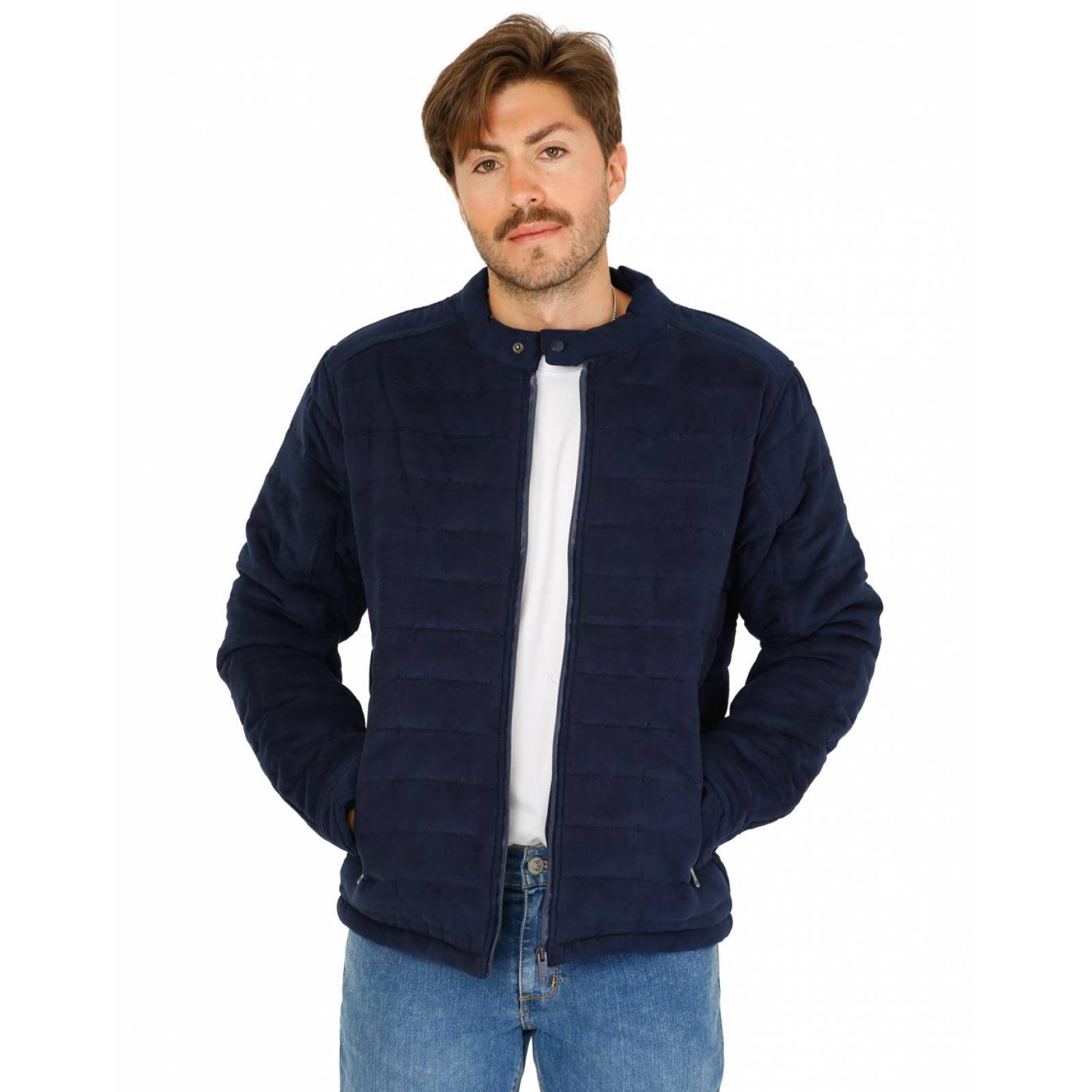 Chamarra Hombre Salvaje Tentación Marino 70603308 Gamuza 