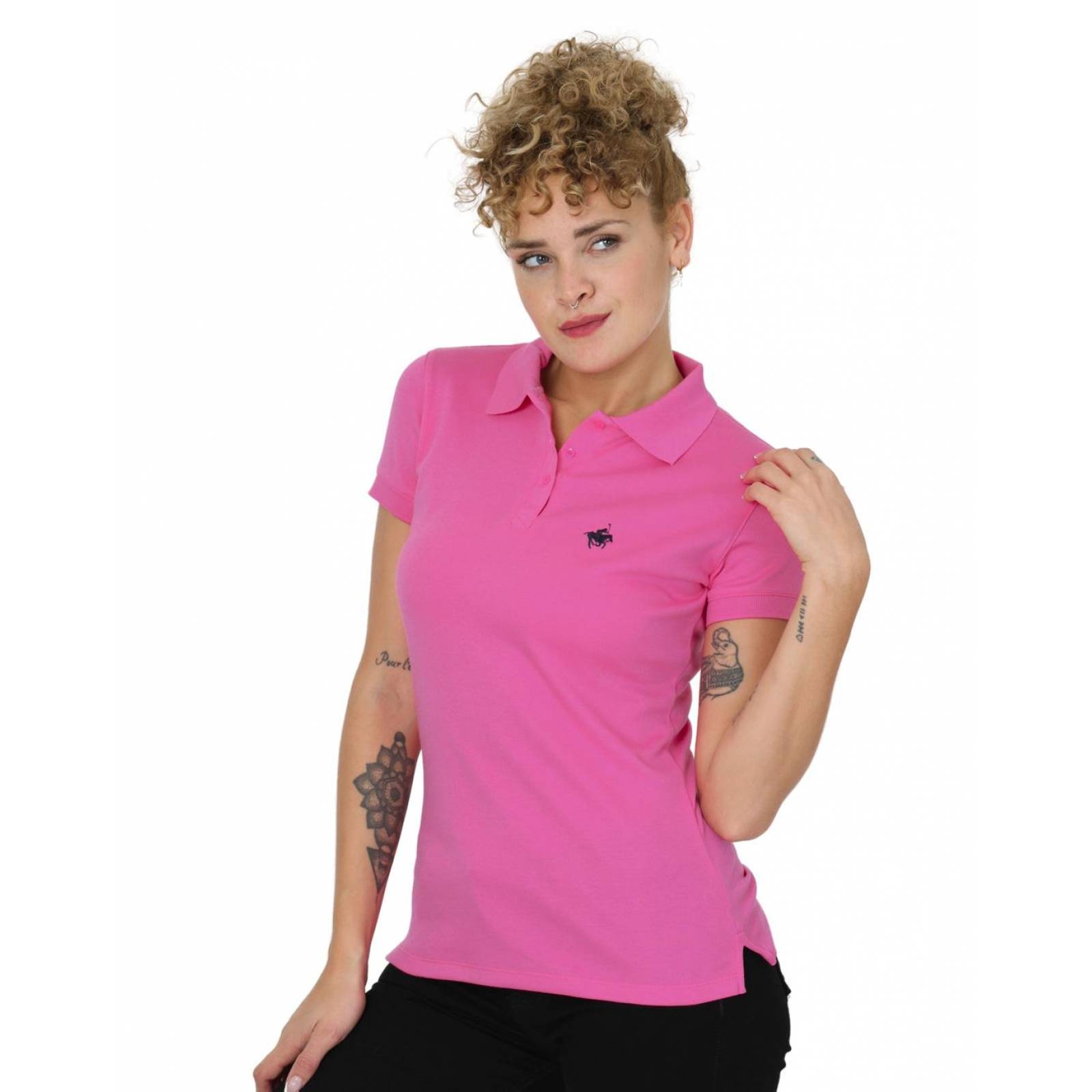 Playera Mujer Salvaje Tentación Fiusha 52600394 Spandex 