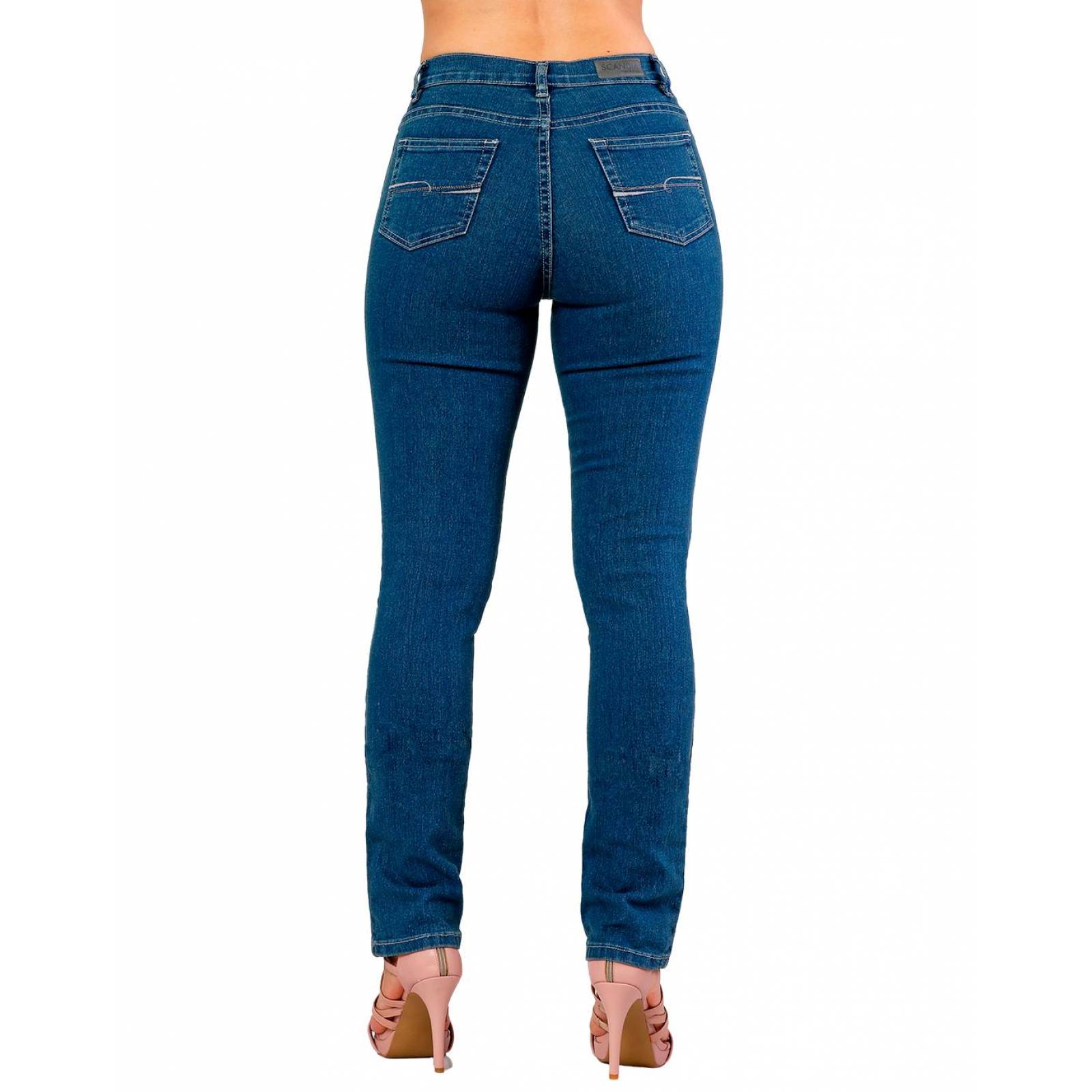 Jeans Básico Mujer SCandia Stone 65000736 Mezclilla Stretch 