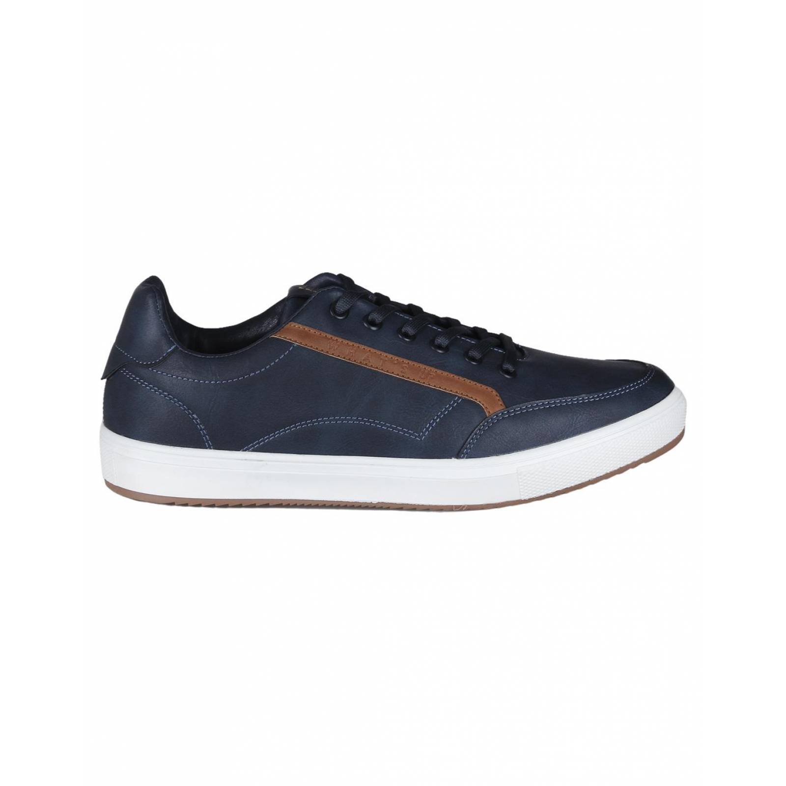 Tenis Moda Hombre What'S Up Marino 06903224 Tacto Piel 