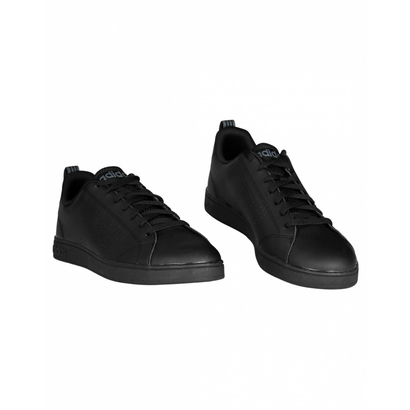 Tenis Moda Hombre Adidas Negro 20103105 Tacto Piel 