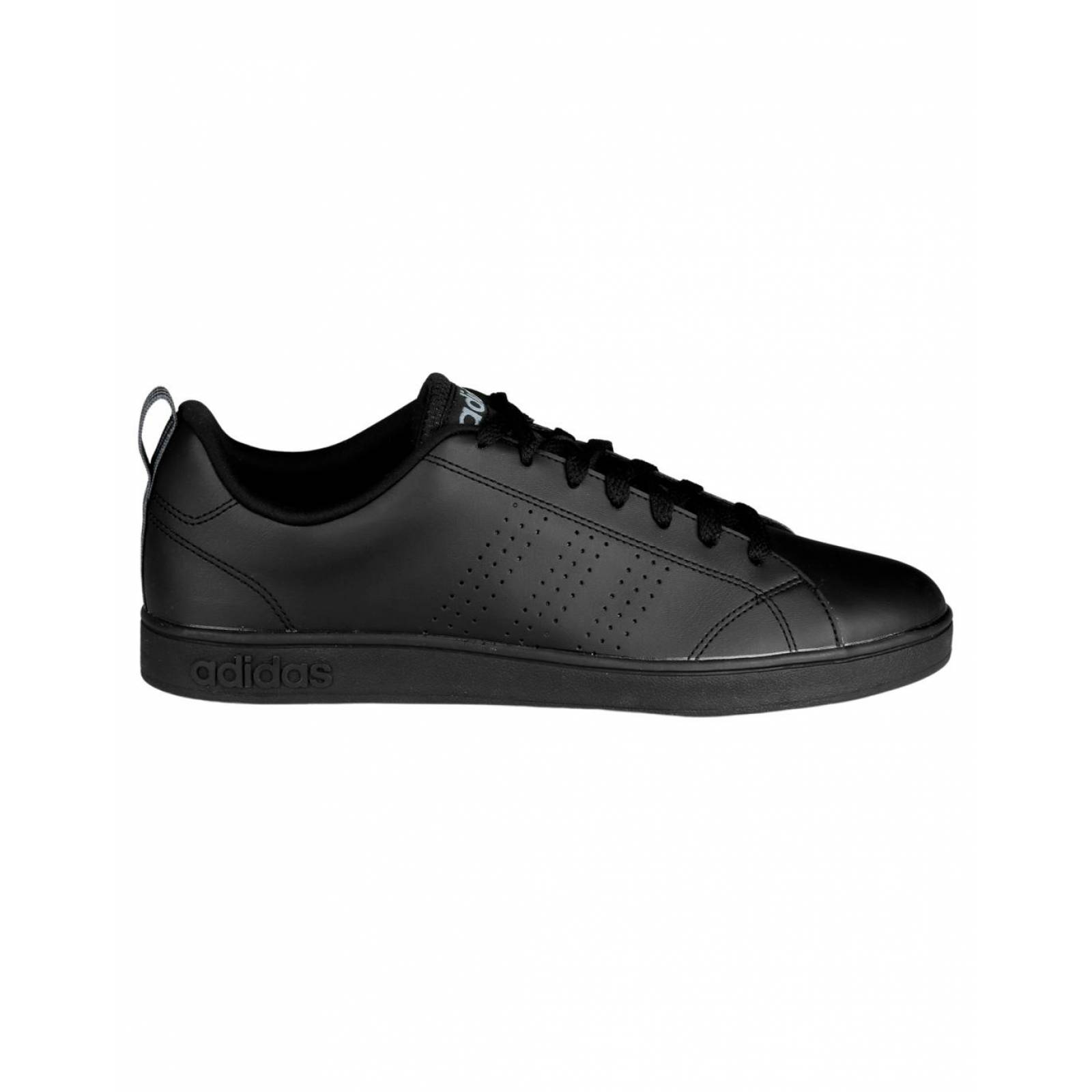 Tenis Moda Hombre Adidas Negro 20103105 Tacto Piel 