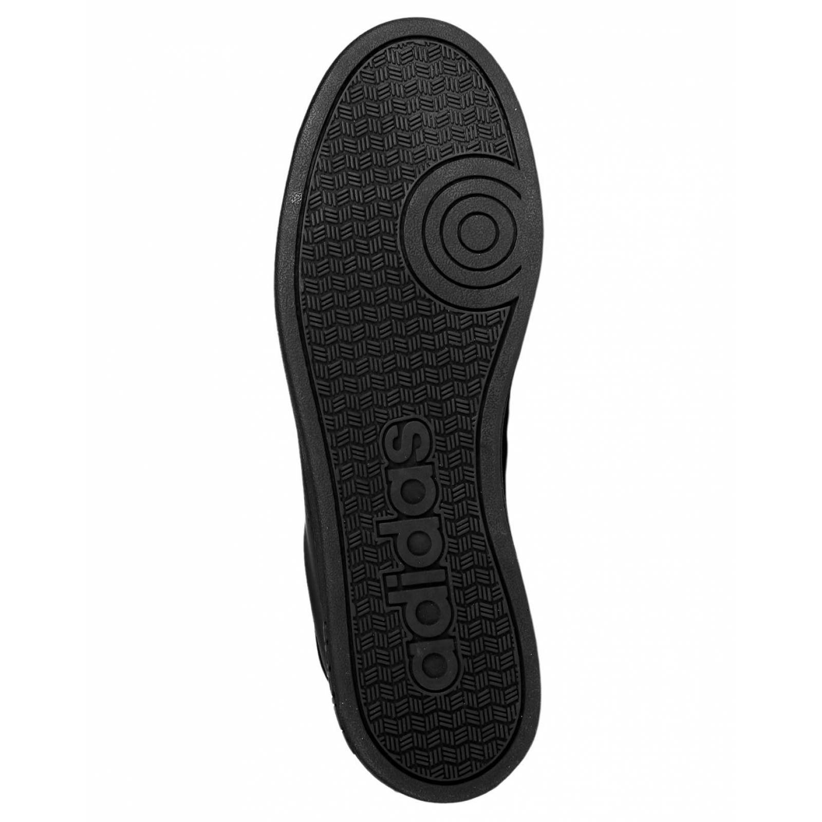 Tenis Moda Hombre Adidas Negro 20103105 Tacto Piel 