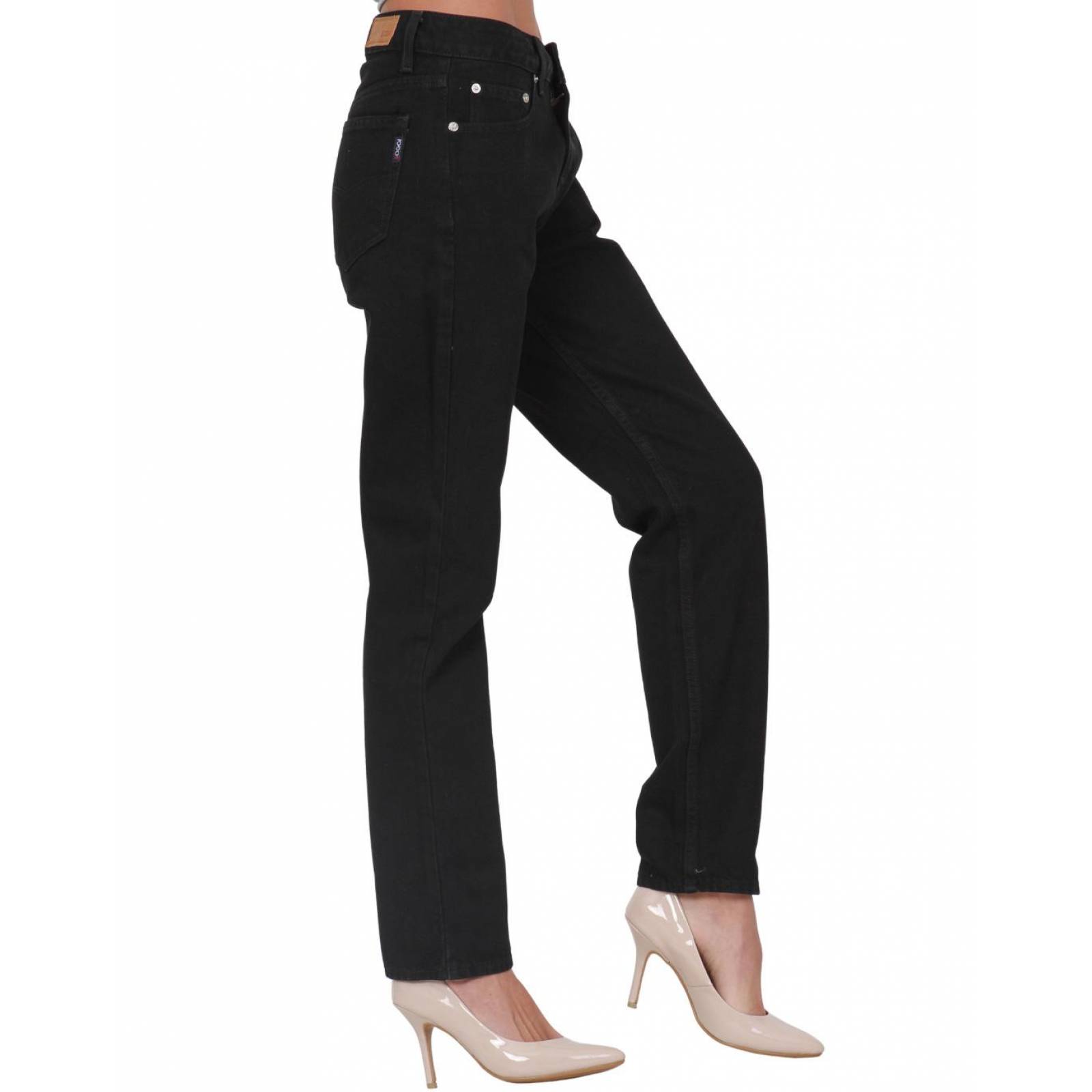 Jeans Moda Mujer Oggi Black 59103616 Mezclilla 