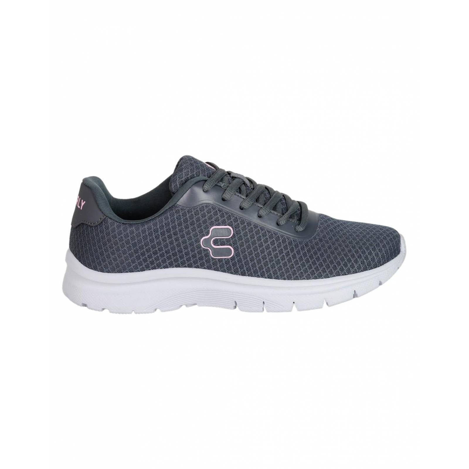 Tenis Moda Mujer Charly Gris 02303501 Textil 