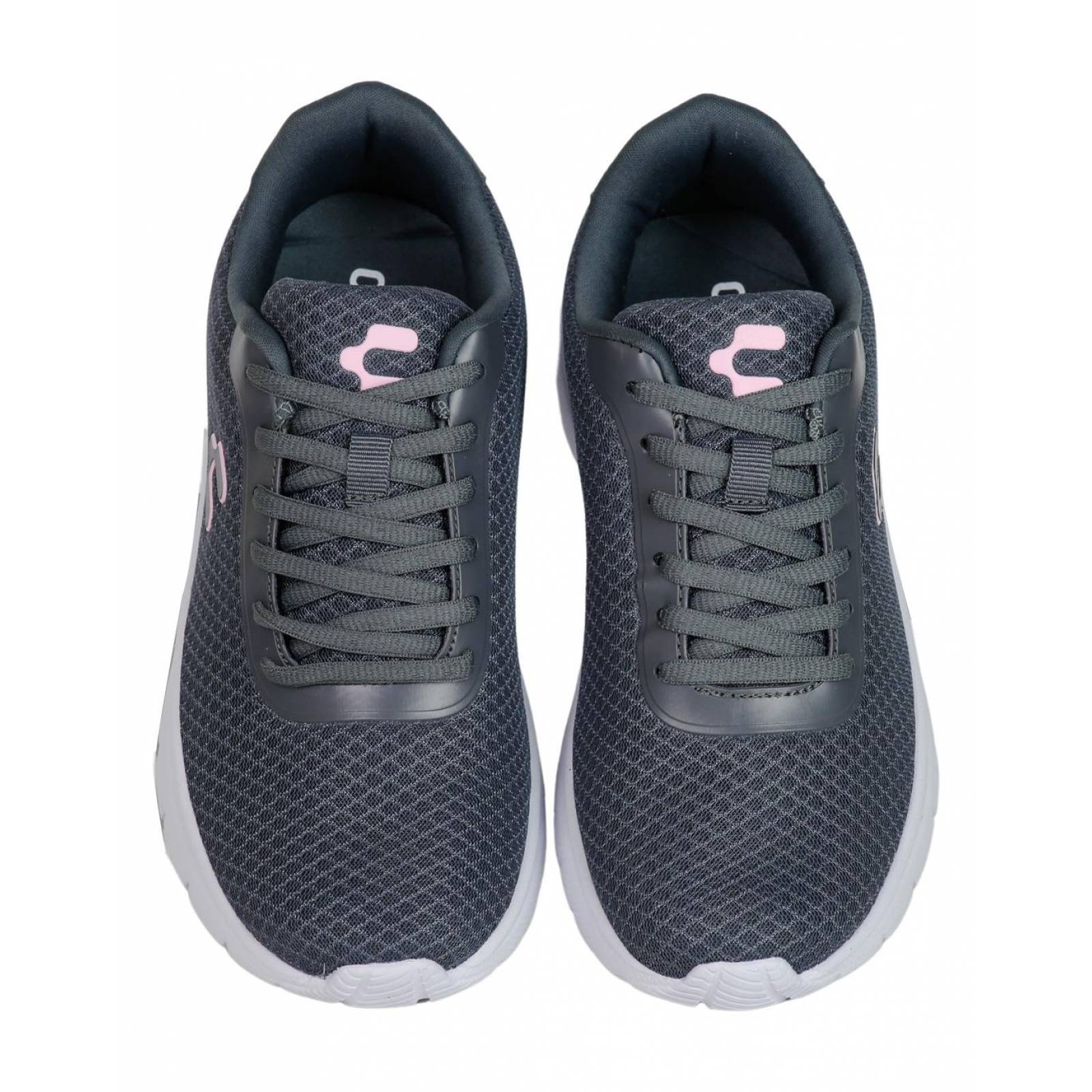 Tenis Moda Mujer Charly Gris 02303501 Textil 