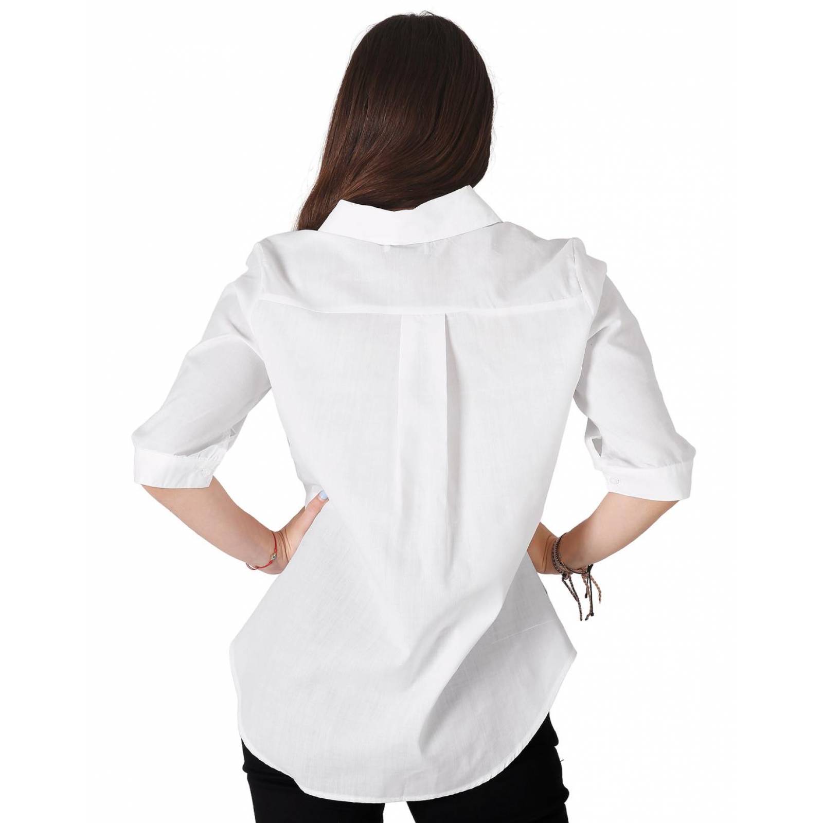 Blusa Moda Mujer Stfashion Blanco 72603823 Algodón 