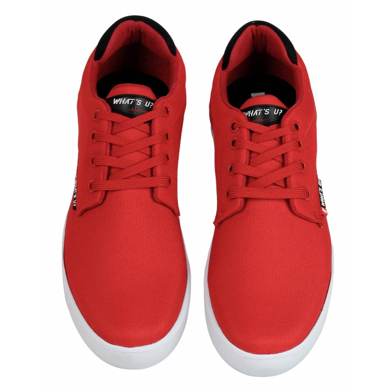 Tenis Moda Hombre WhatS Up Rojo 06903535 Textil