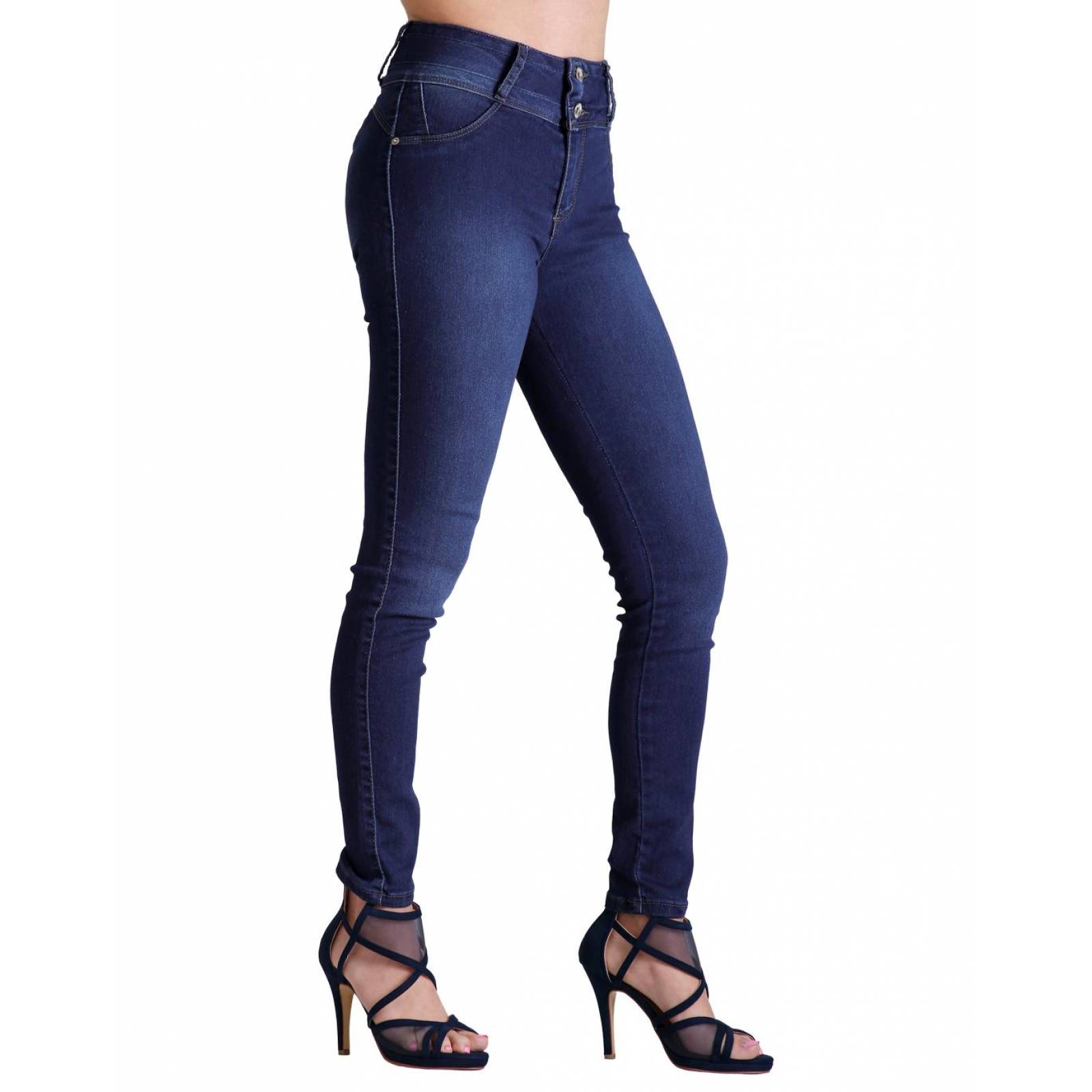Jeans Moda Mujer Mf Jeans Stone 52903808 Mezclilla Stretch 