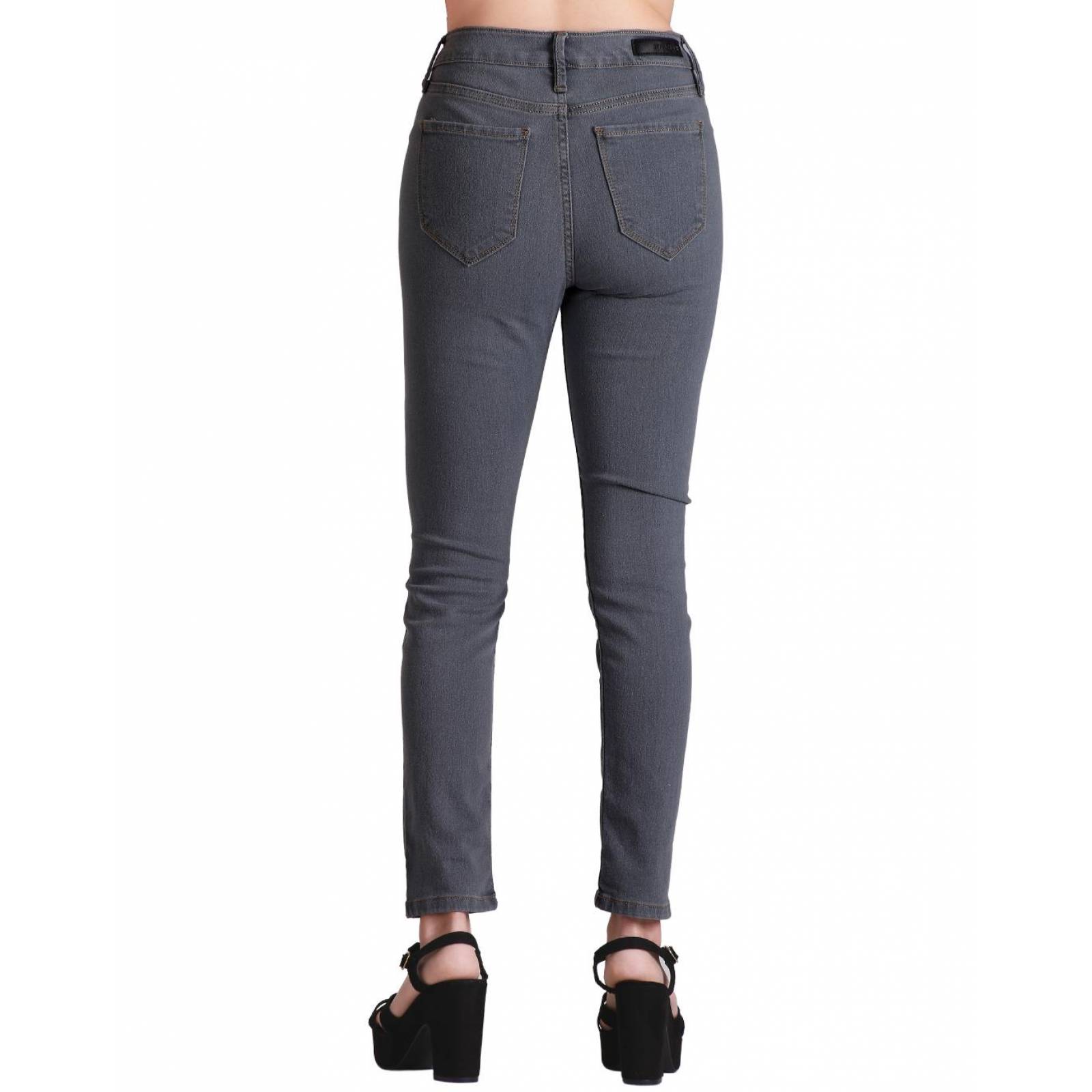 Jeans Básico Mujer Stfashion Gris 51003814 Mezclilla Stretch – SALVAJE  TENTACIÓN