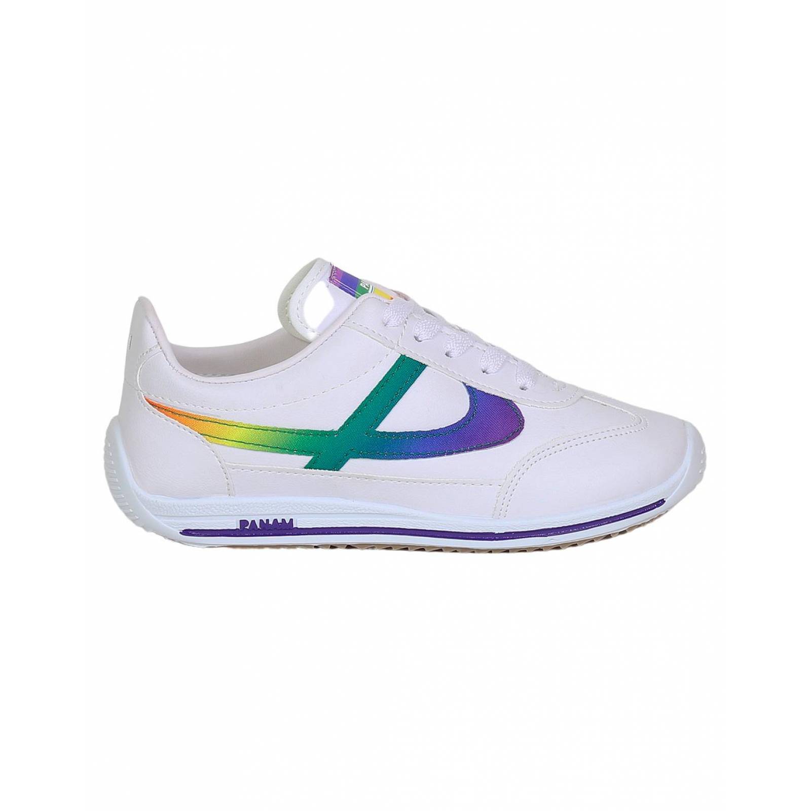 Tenis Moda Mujer Panam Blanco 15503511 Textil 