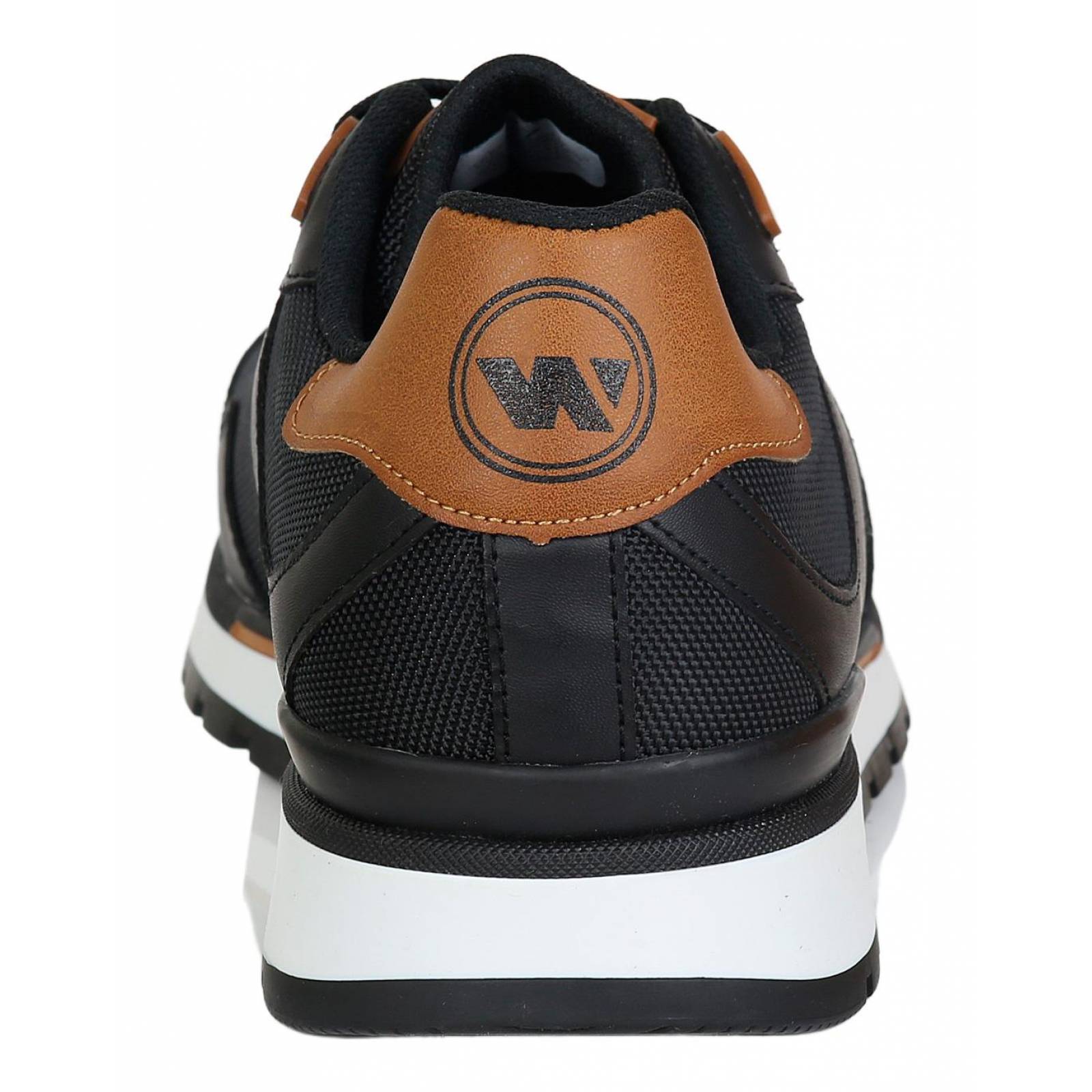 Tenis Moda Hombre WhatS Up Negro 06903546 Textil